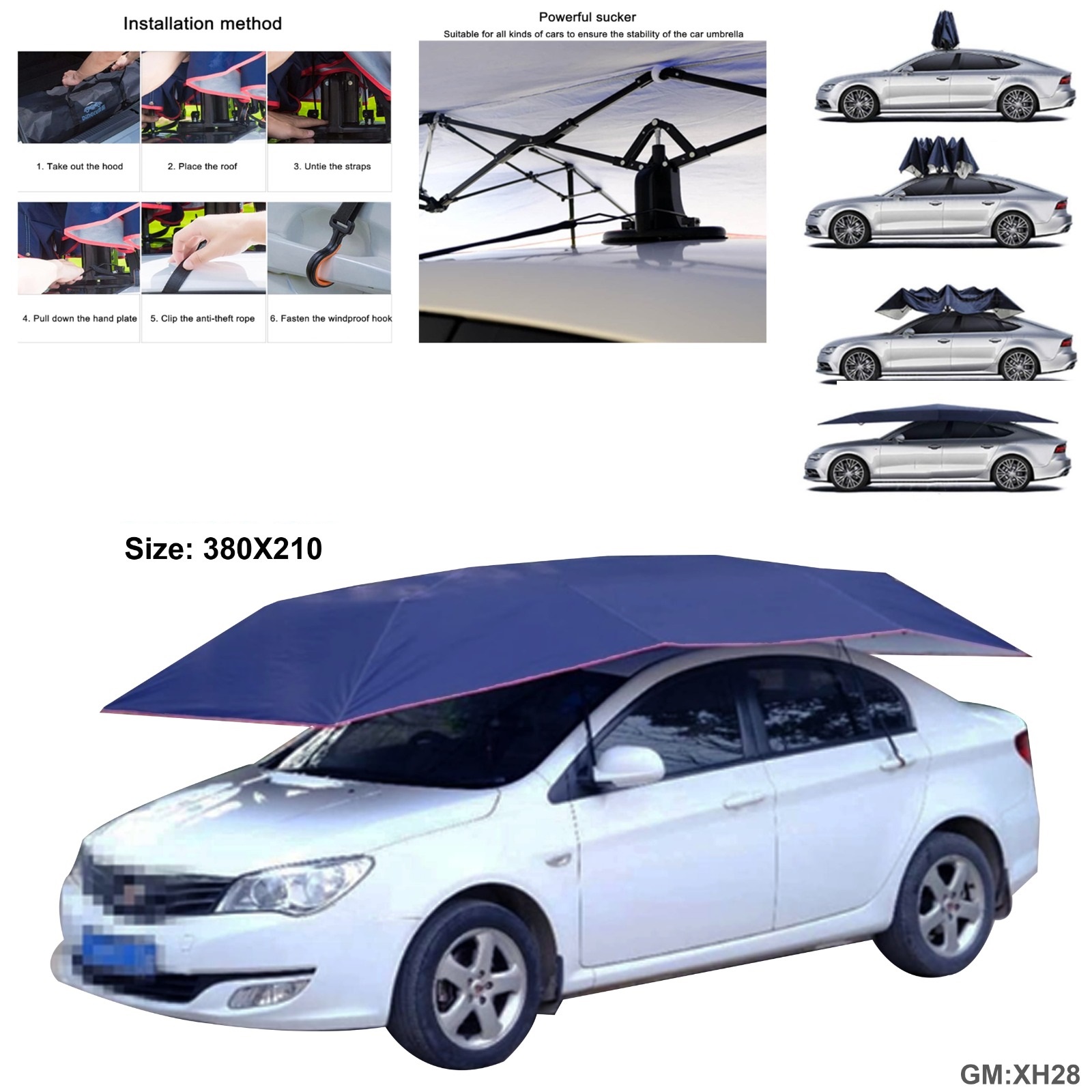 Foldable Protection Car Umbrella Tent "xh28"