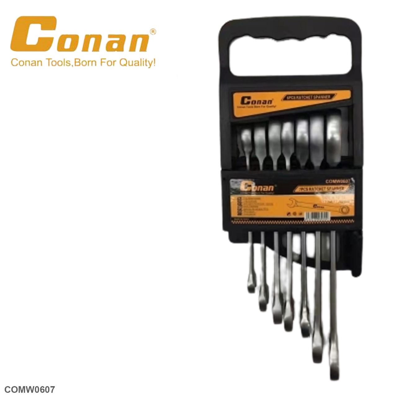 7pcs ratchet two-purpose wrench "comw0607"
