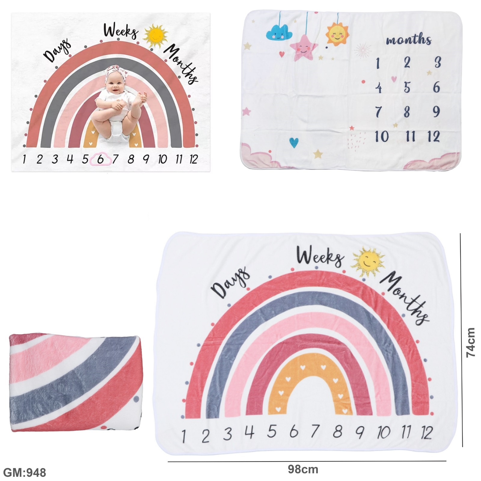 بطانية للذكريات للرضع الجدد "948"