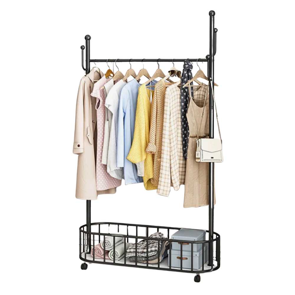 Moveable Coat Hanger & Clothes Storage Rack "539-39-4"