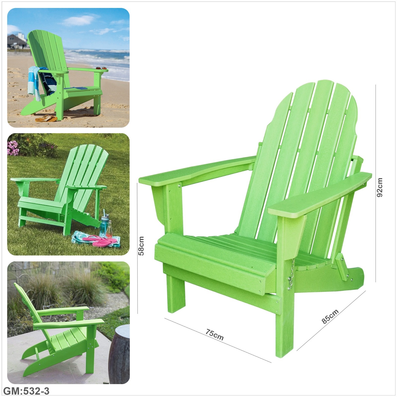 كرسي أديرونداك "532-3"