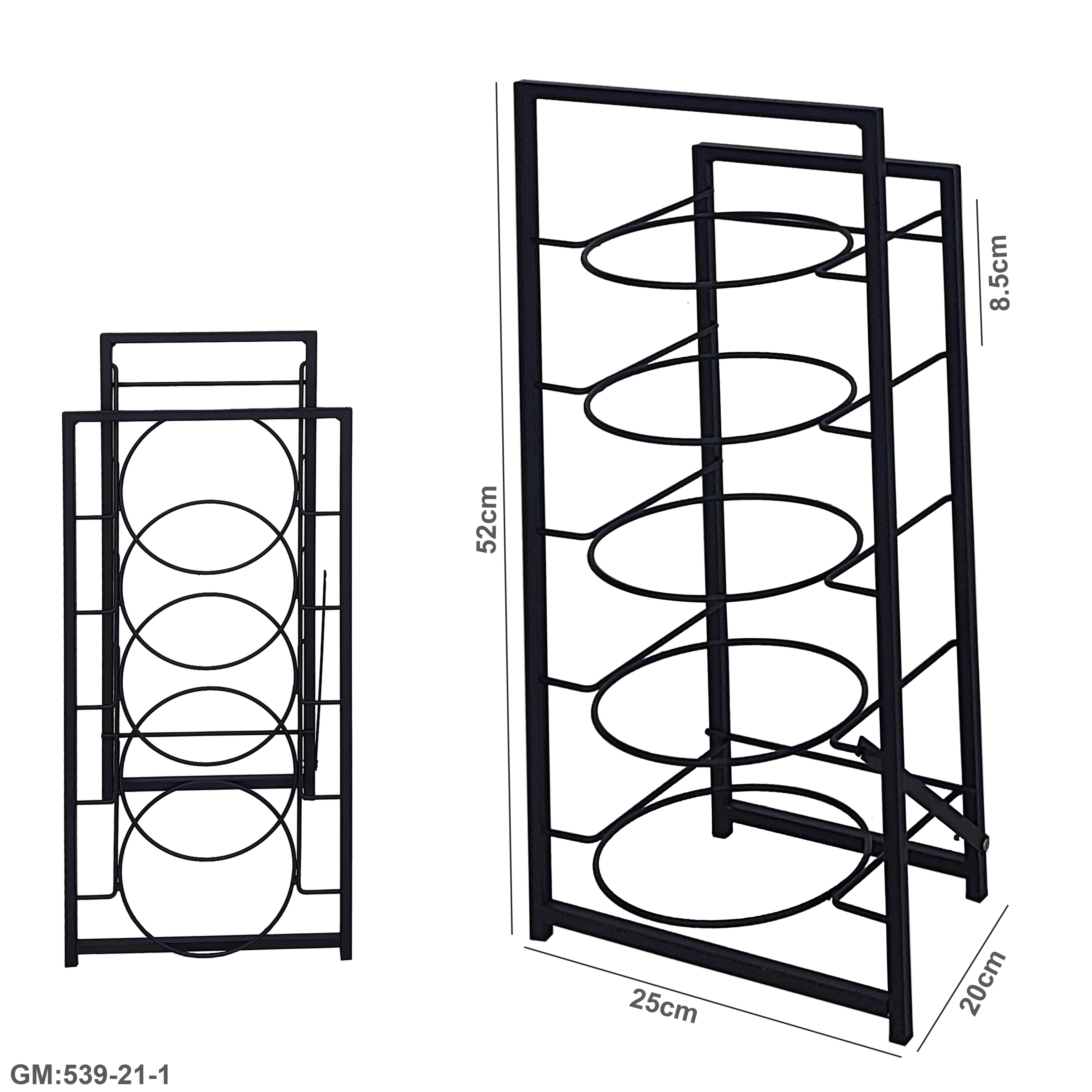 رف تخزين مطبخ متعدد المستويات، صينية طعام "539-21-1"