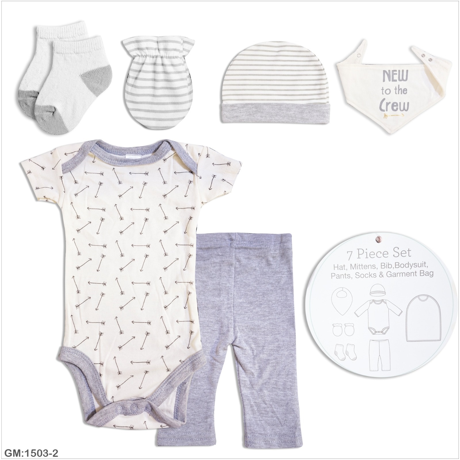 7 Piece Set for 3-6month baby "cl202-3"