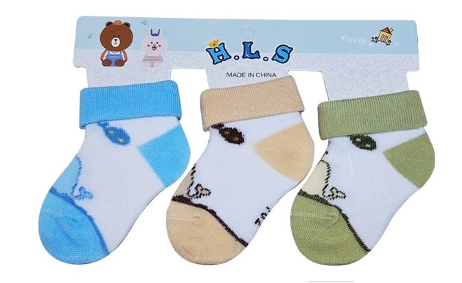 Socks for 0-8 month baby 3pair Sets "cl189-1"