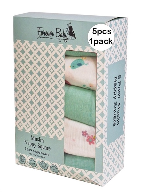 Muslin Nappy Square "cl184-1"