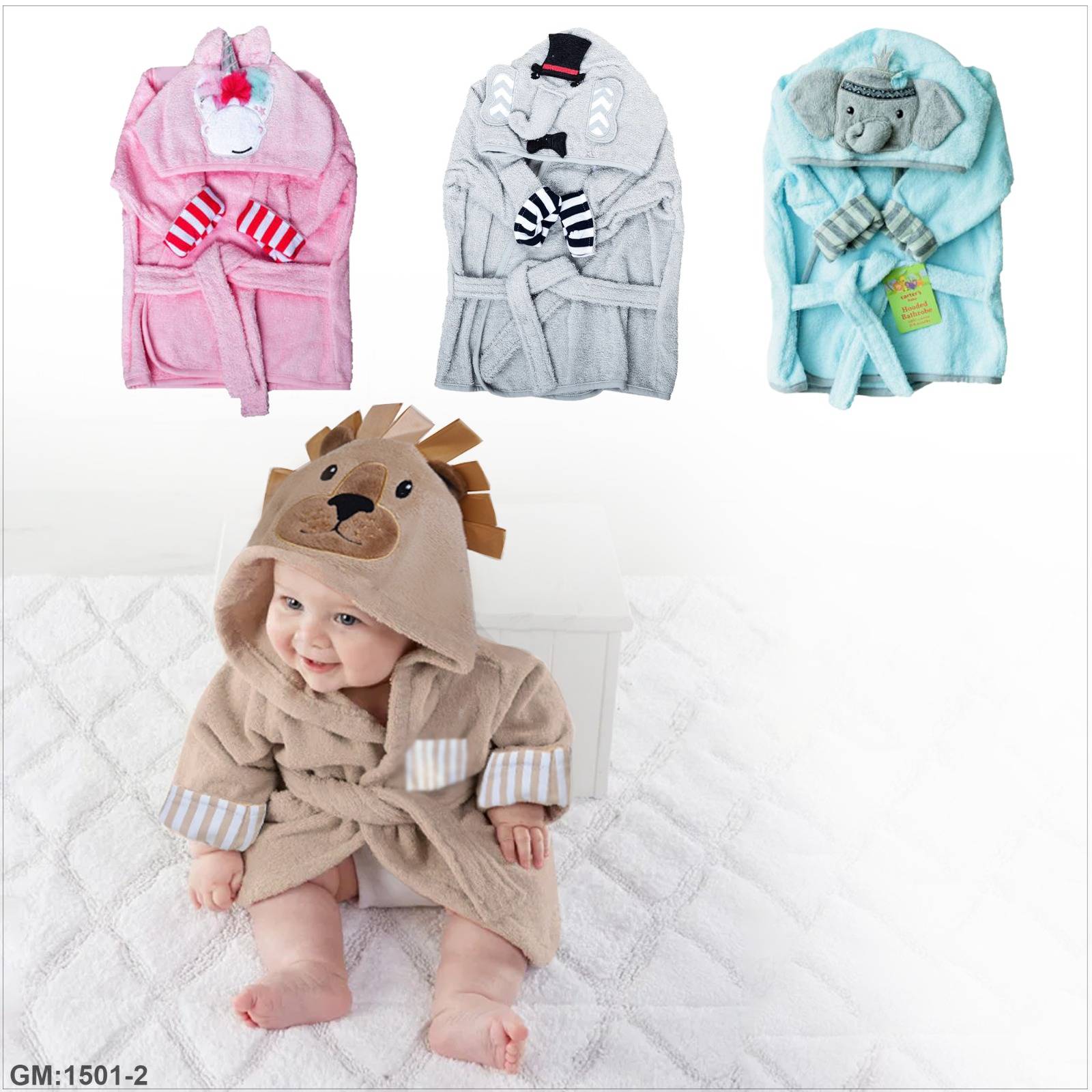 Baby Hooded Bathrobe "cl186-1"
