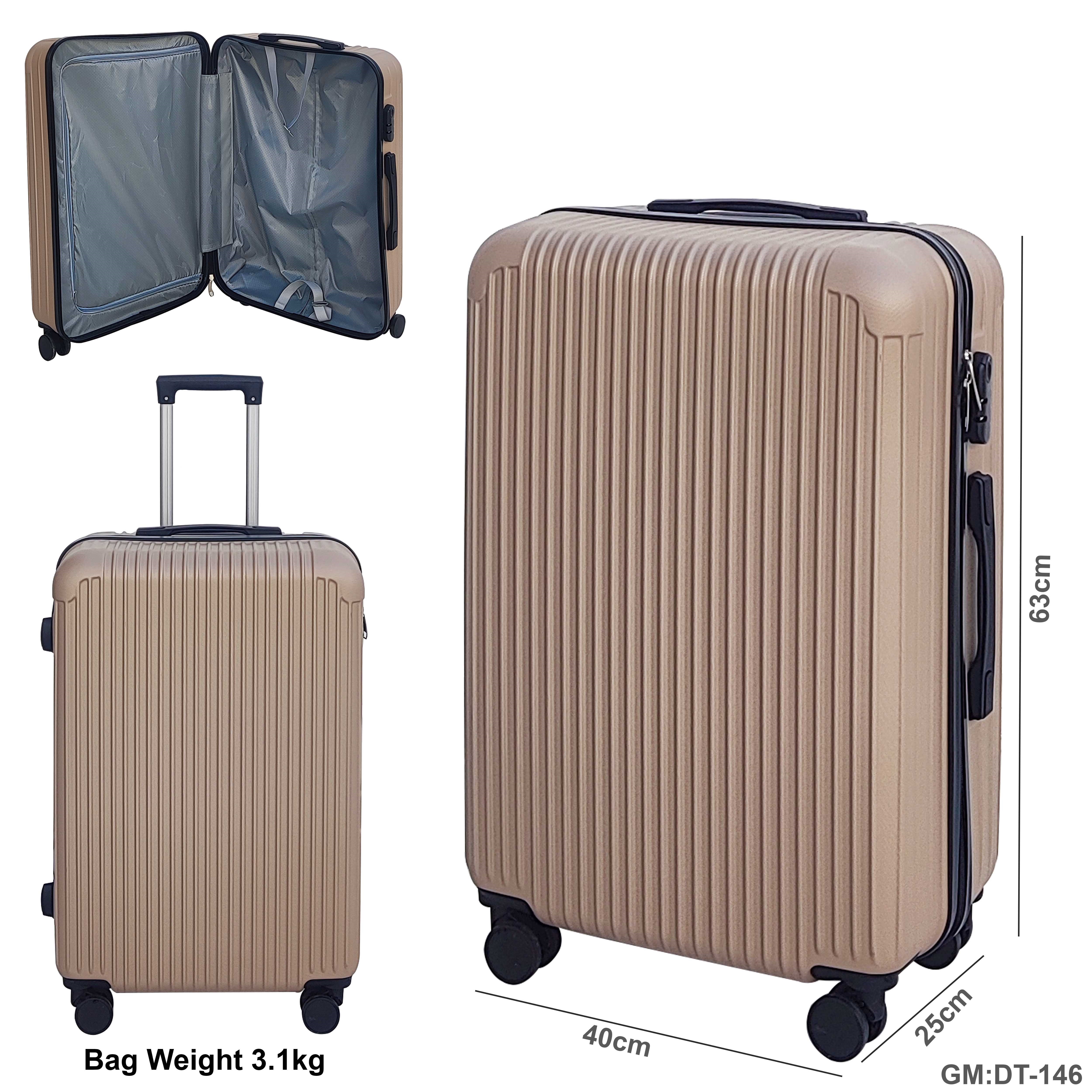 Size24 Rolling Luggage Trolley Suitcases "DT-146"