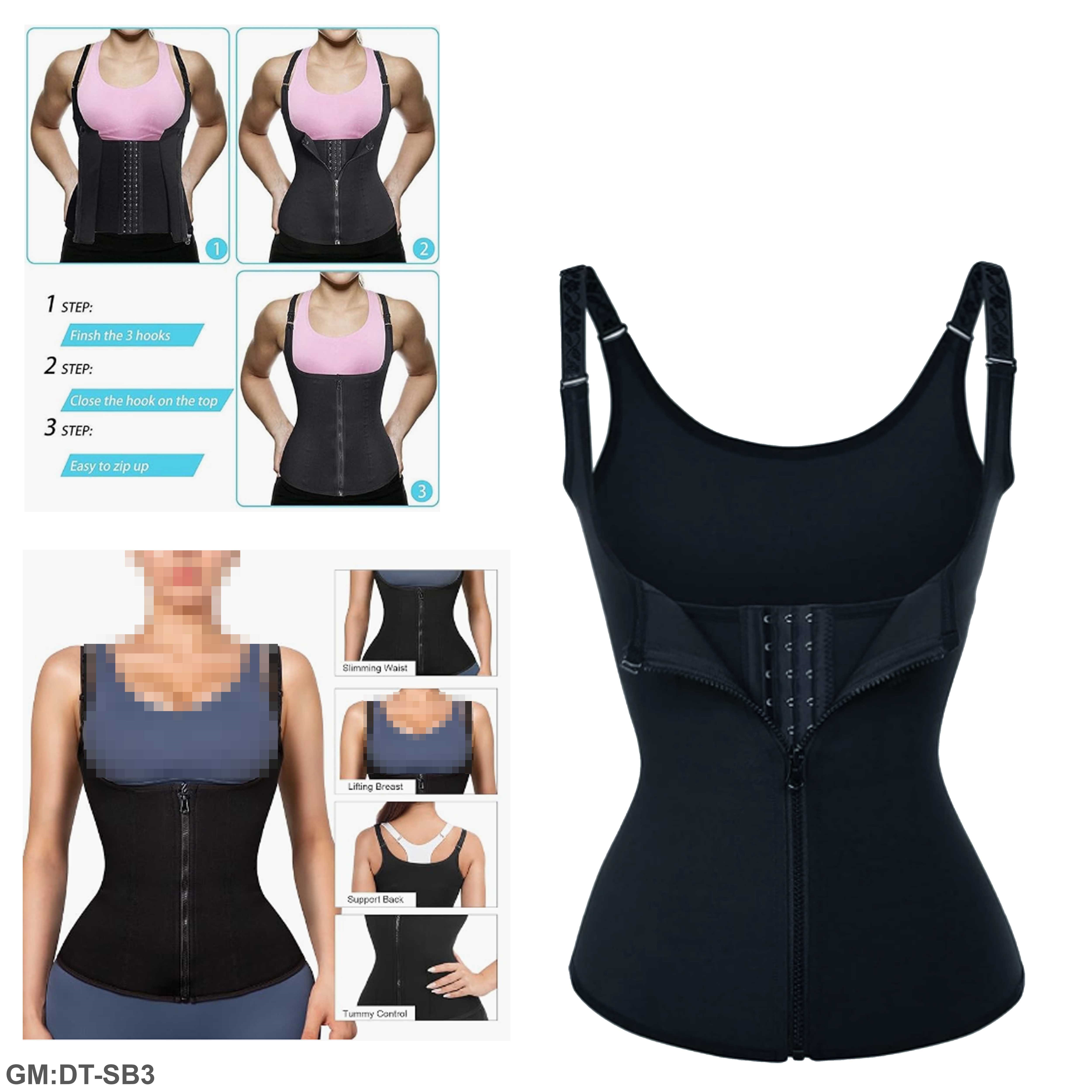 حزام تدريب الخصر المحرق للدهون مع أحزمة قابلة للتعديل "DT-SB3"