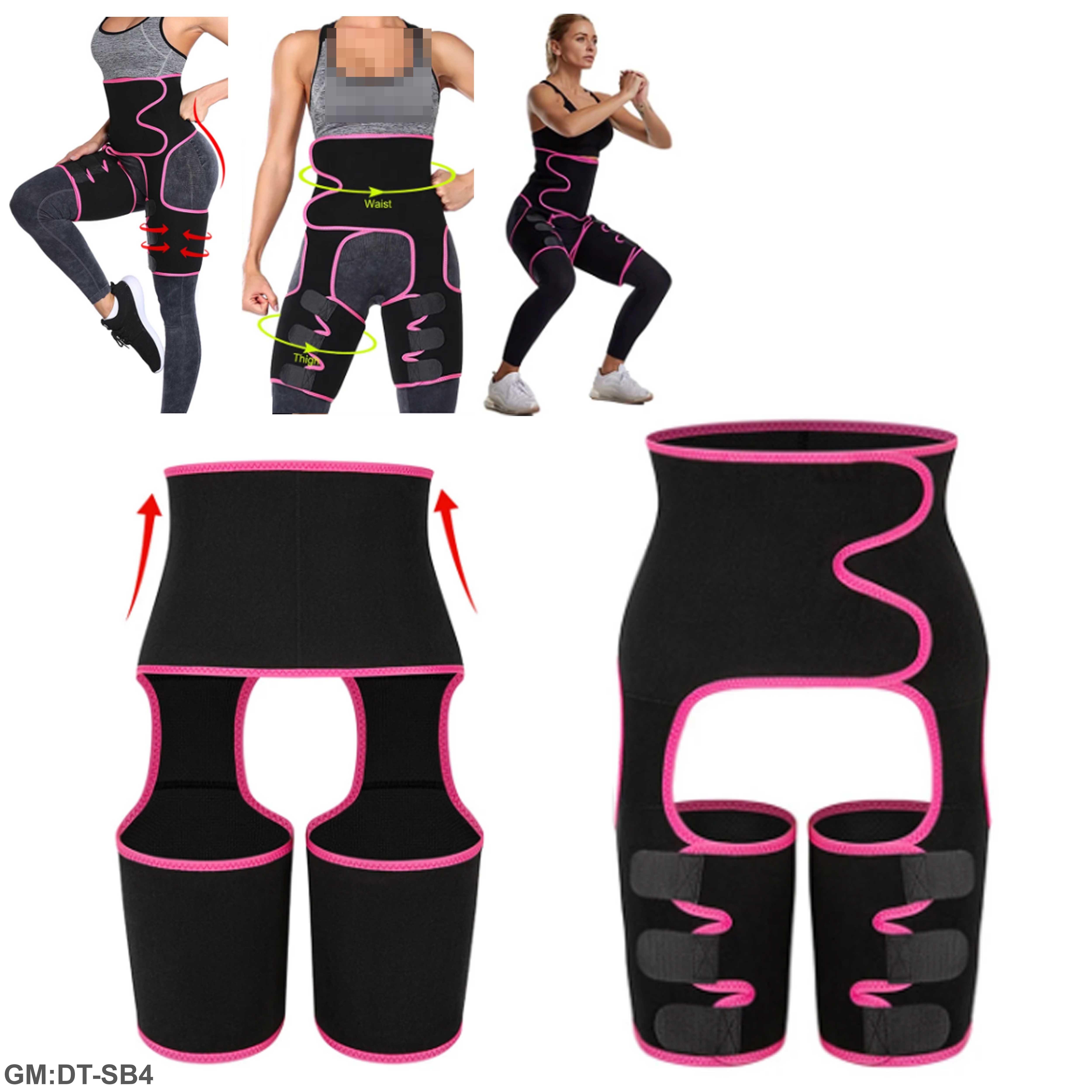 حزام تدريب الخصر والفخذ لحرق الدهون مع أحزمة قابلة للتعديل "DT-SB4"