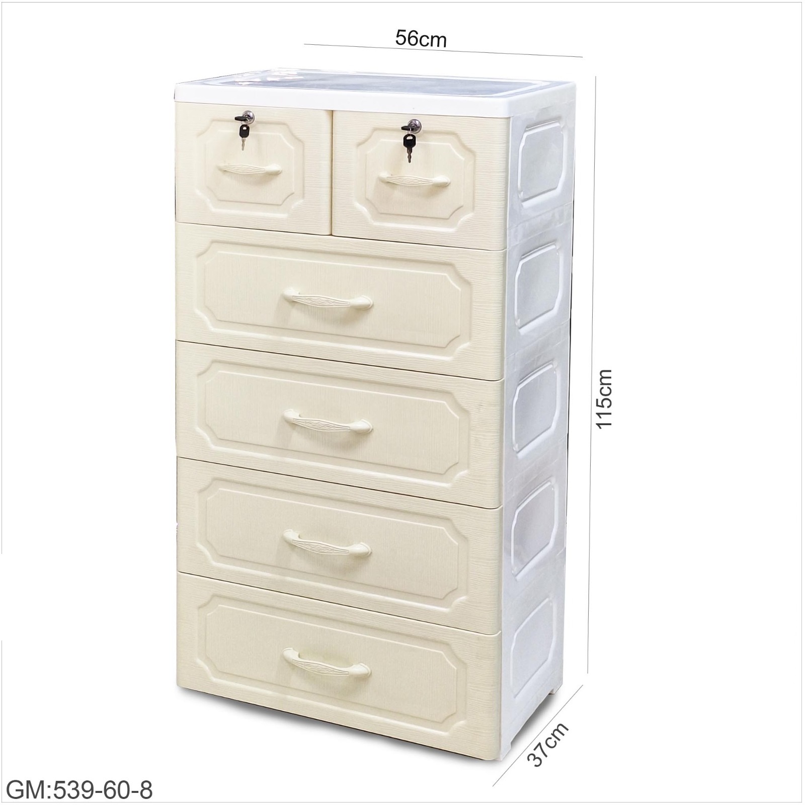 منظم درج فاخر لملابس الطفل مع أدراج التخزين في الغرفة بعجلات "539-60-8"