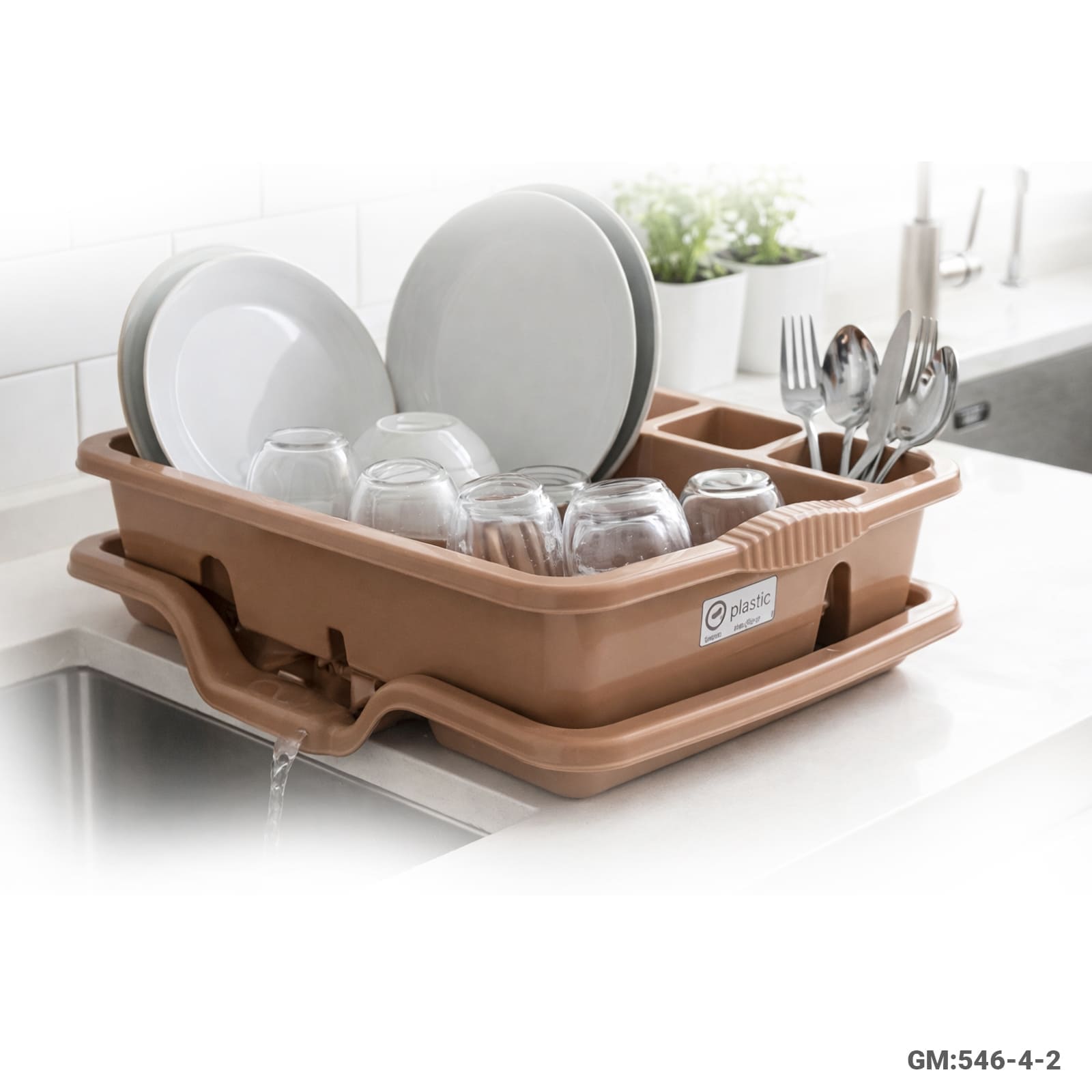 منظم أدوات المائدة صينية الأطباق "546-4-2"