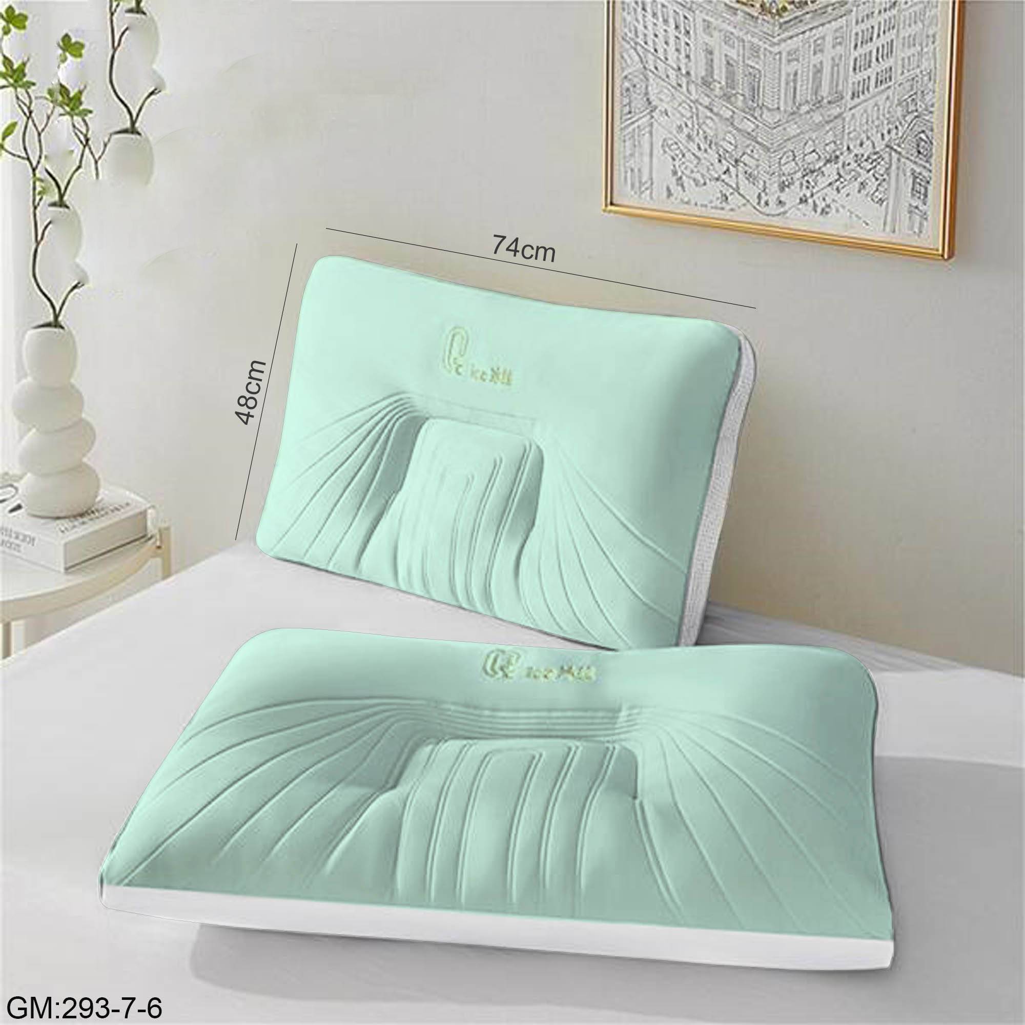 Softly Cool pillow Anti-bacterial Anti-mite Pillow 1pc "cu406-5"