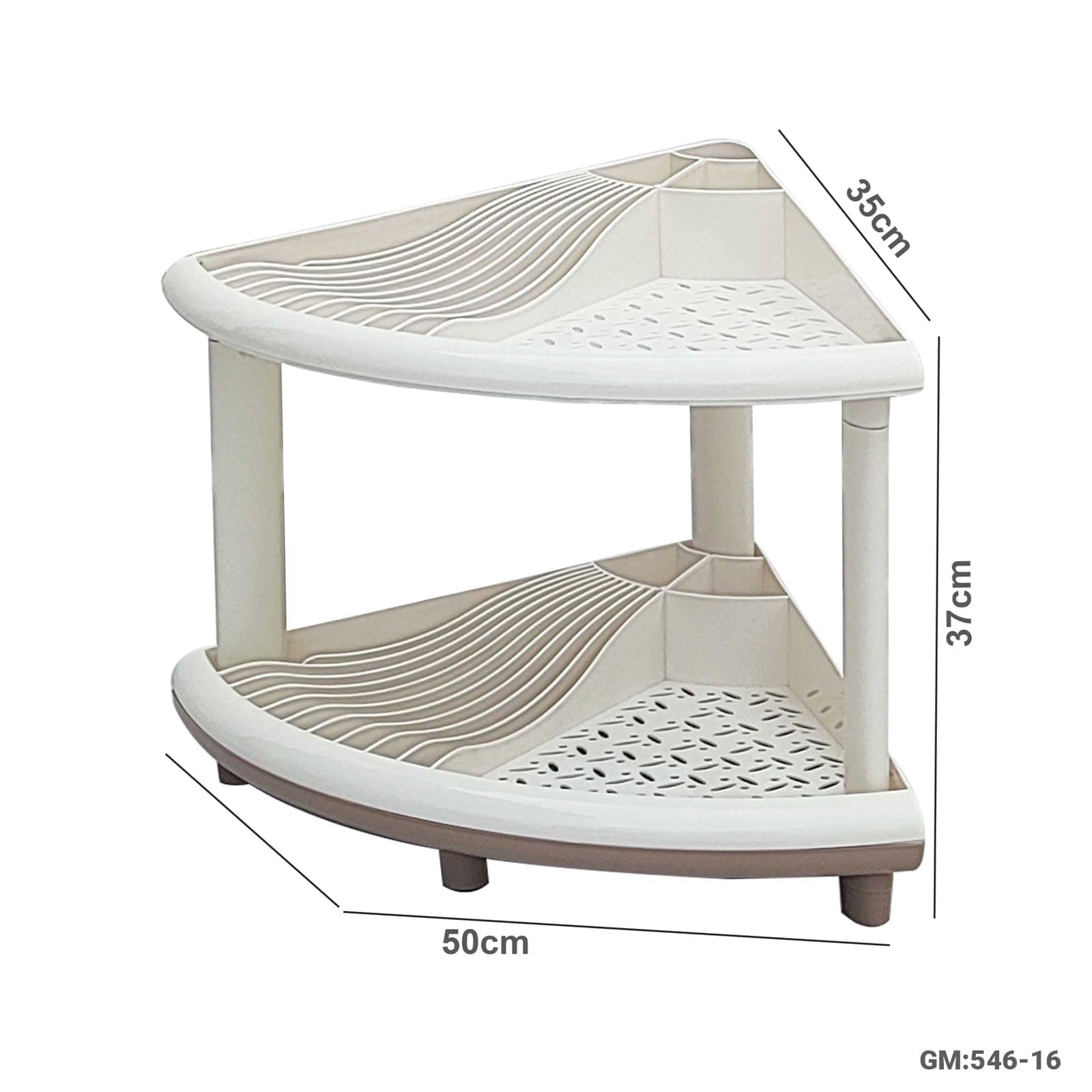 Two Tiers Plastic Dish Drying Rack "546-16"