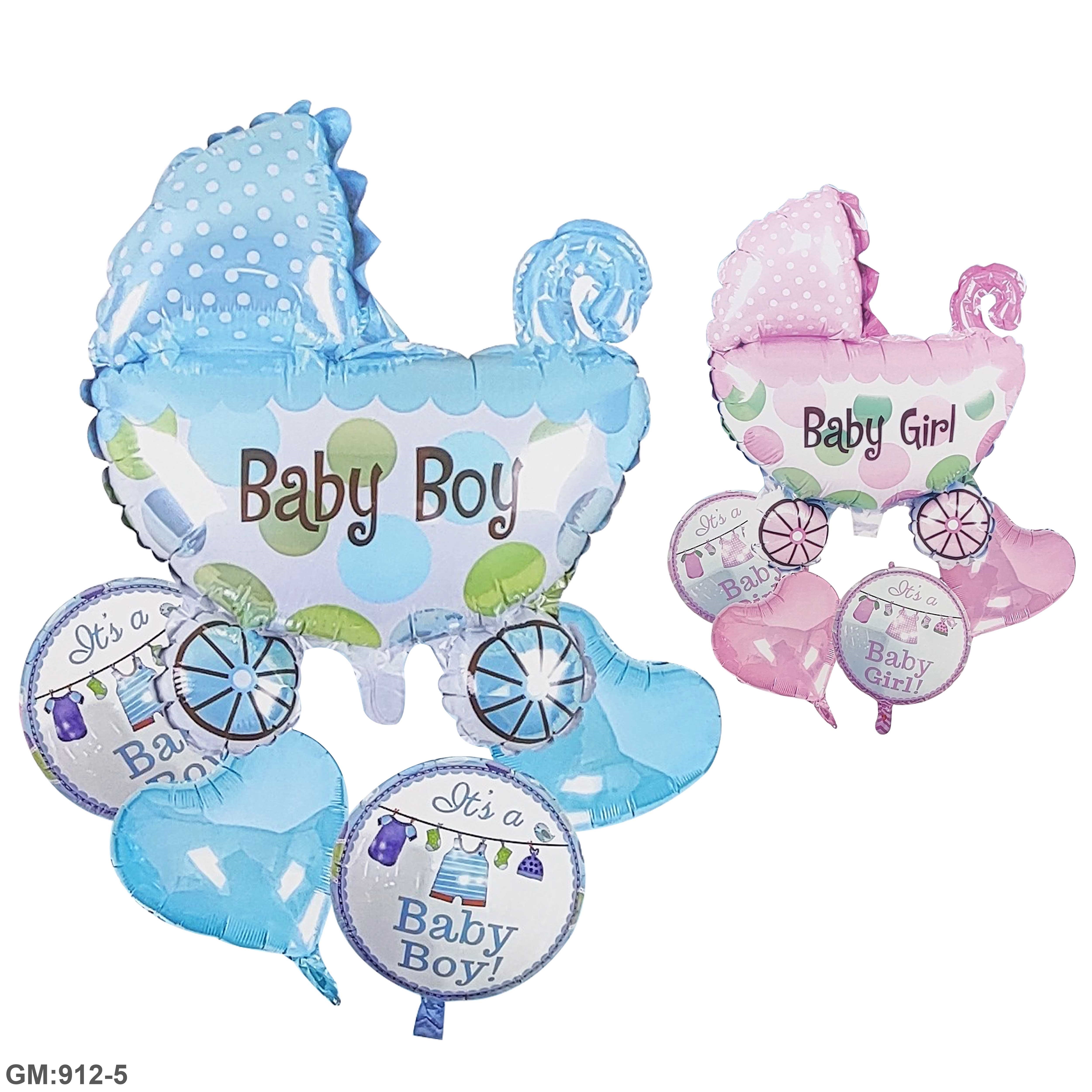 Baby Boy & Girl Foil Balloon "912-5"