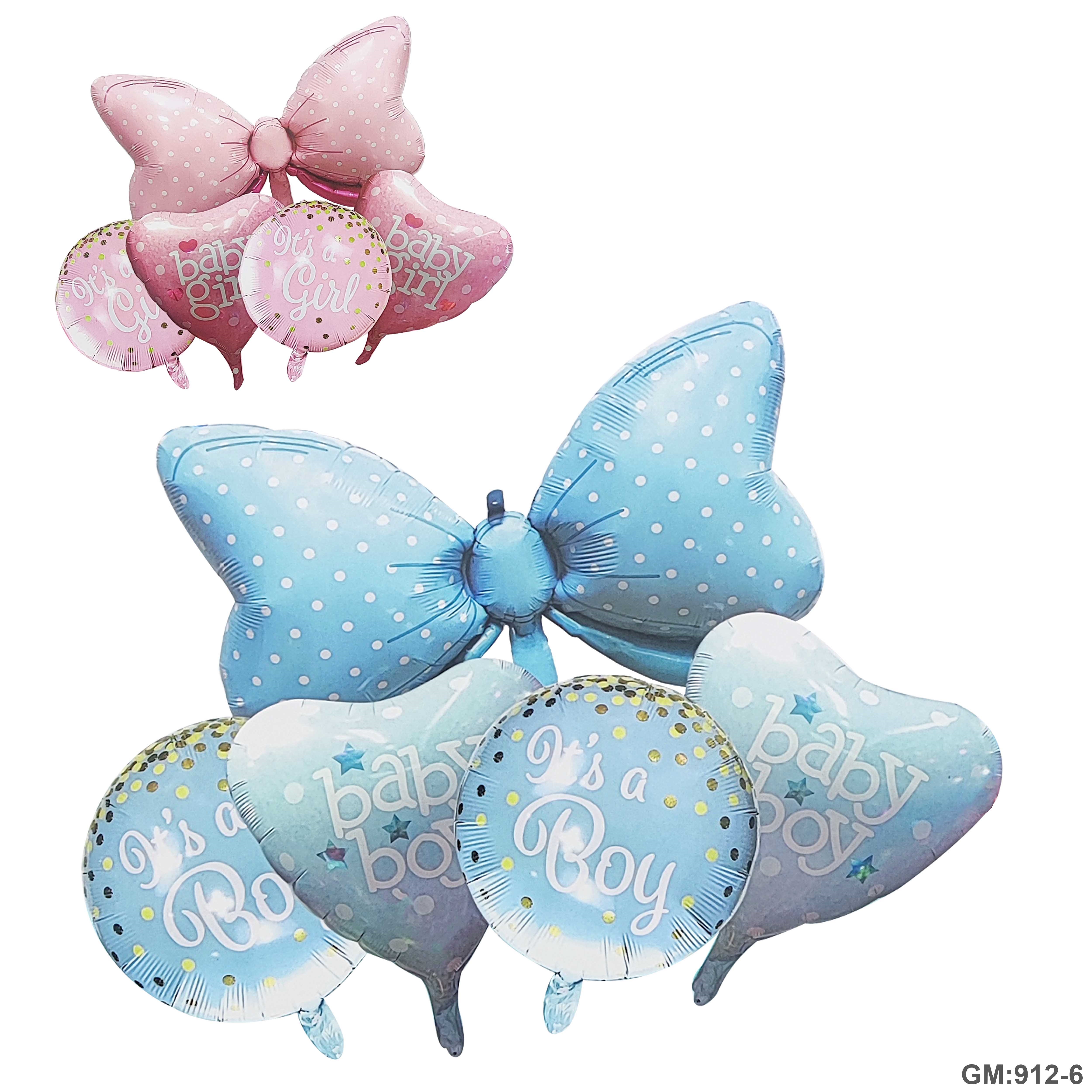 Baby Boy & Girl Foil Balloon "912-6"