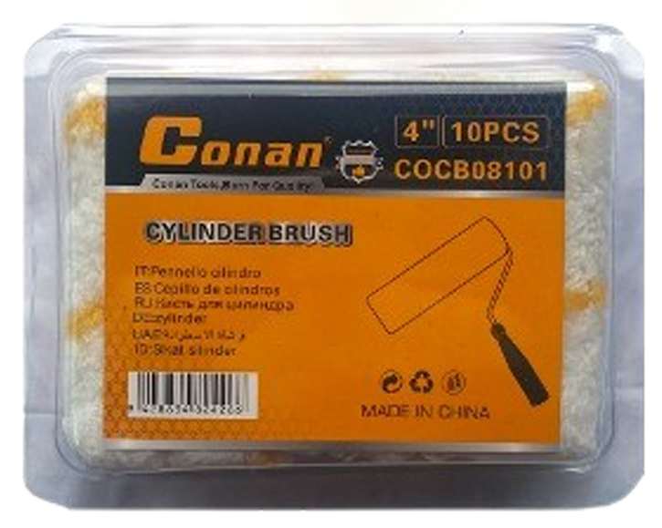 Roller Brush 4 Inch 10 PCS "COCB08101"
