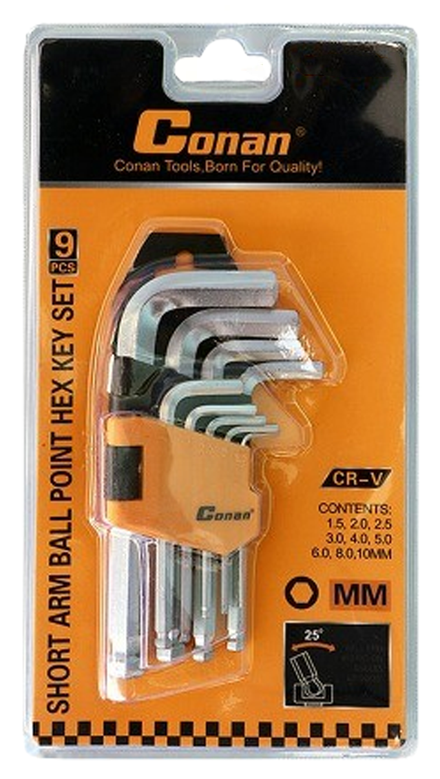 مفتاح هيكس طويل 9 قطع "COT61092"