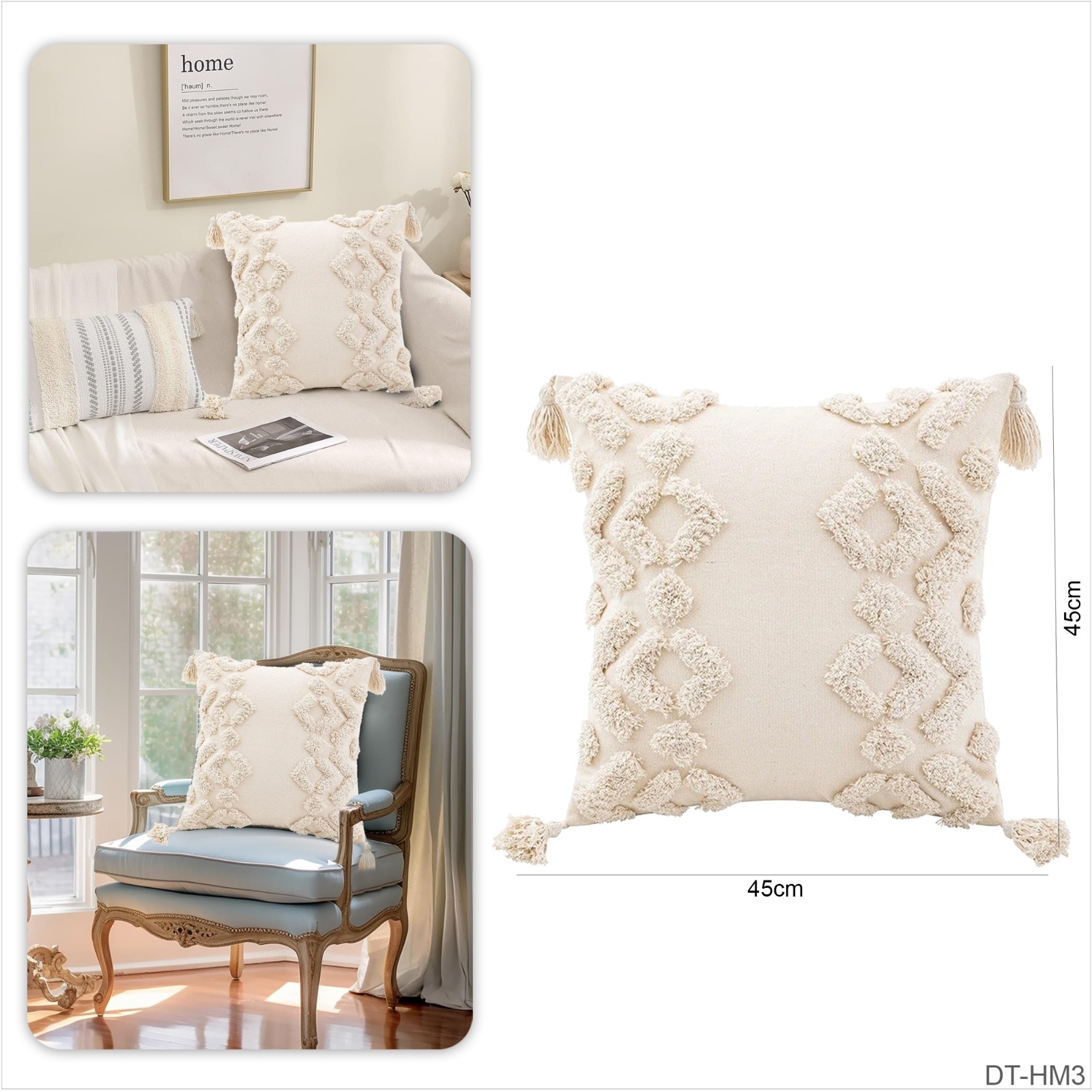 1 قطعة غطاء وسادة "dt-hm3"