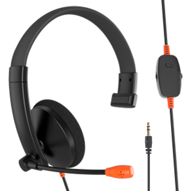 سماعة رأس للتلفونات السلكية بمدخل 3.5 ملم