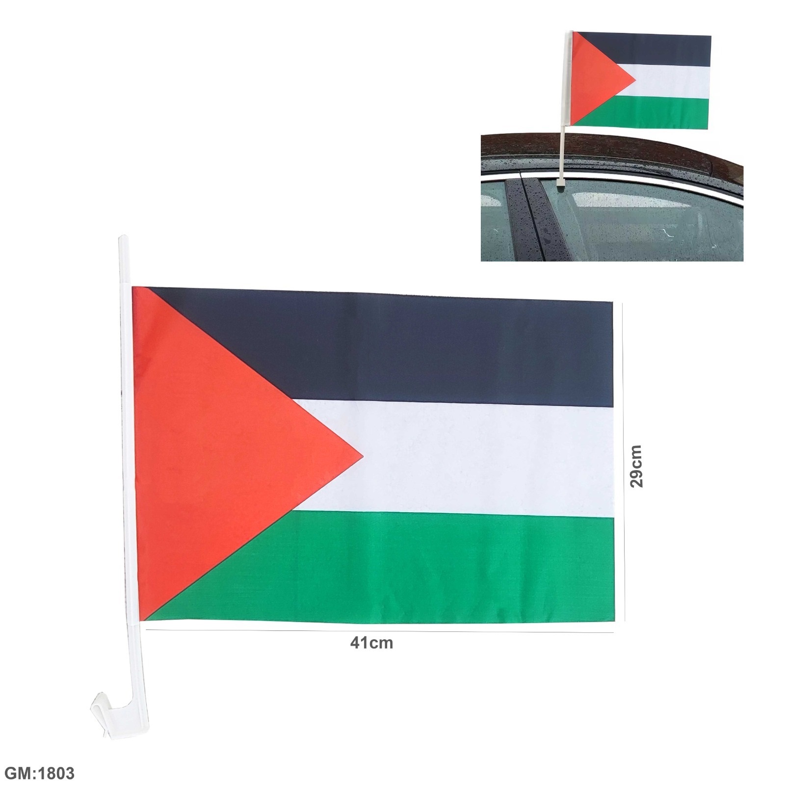 Palestine Car Window Flag "1803"