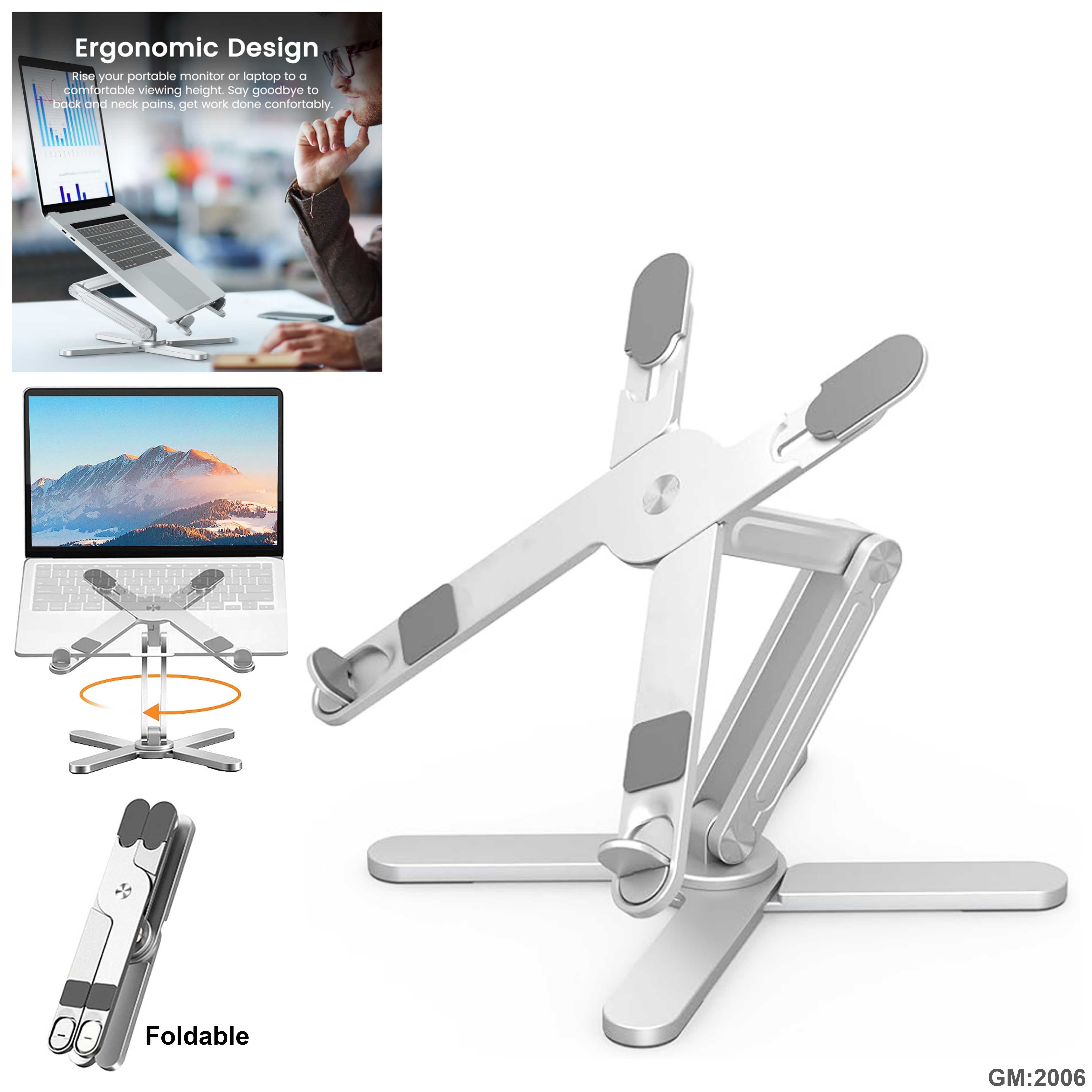 Adjustable Aluminum Alloy Laptop Stand "ot482-6"