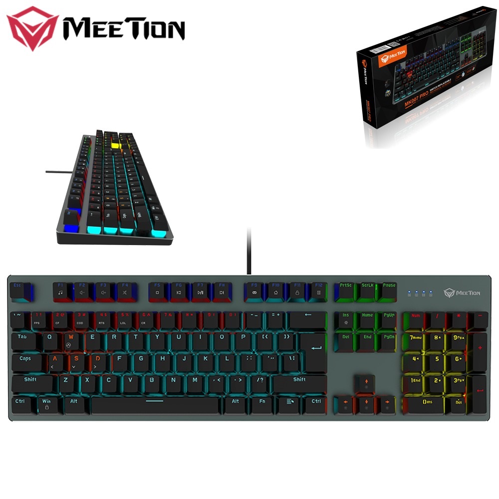 لوحة مفاتيح ميكانيكية قابلة للتبديل الحار "MK007-PRO"