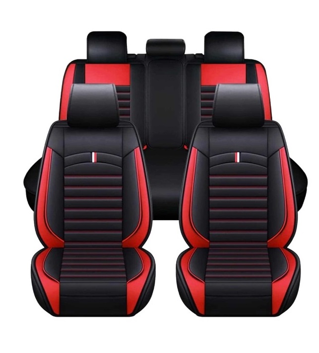 مجموعة كاملة من غطاء مقاعد السيارة من جلد PU