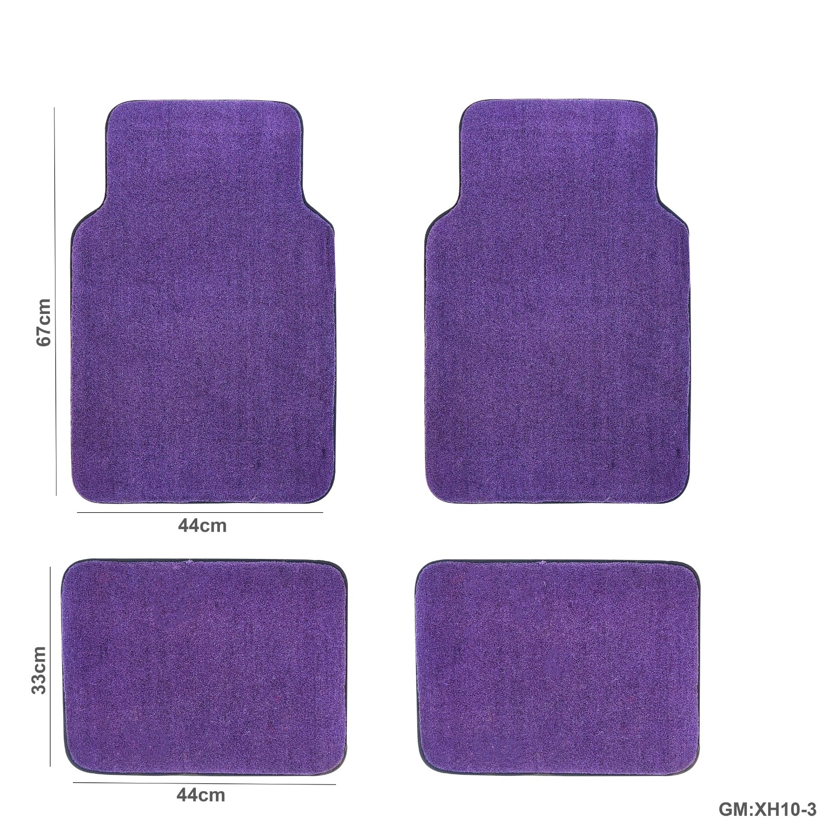 4 قطع سجادة أرضية للسيارة "xh10-3"