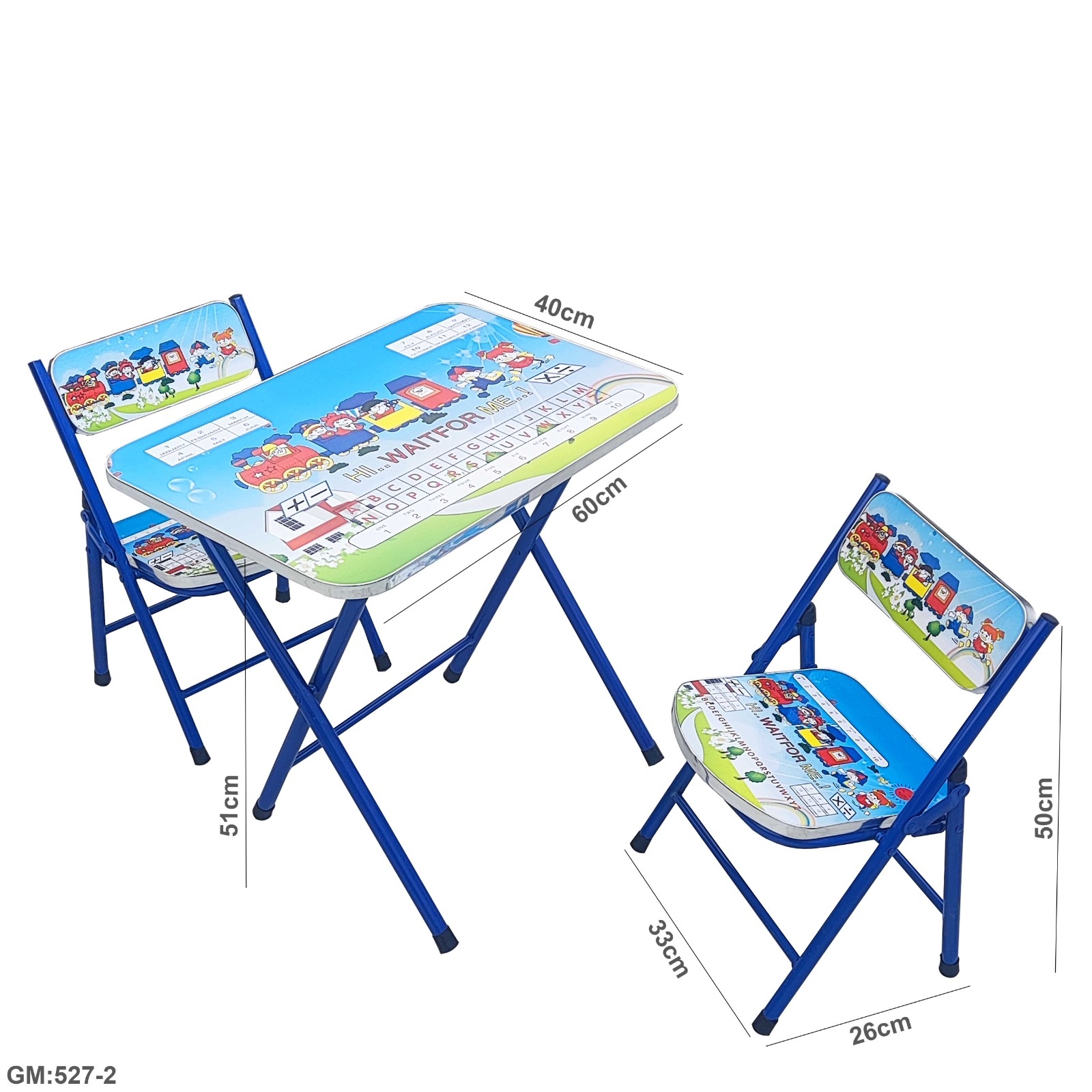 طقم طاولة وكراسي دراسية للأطفال "527-2"