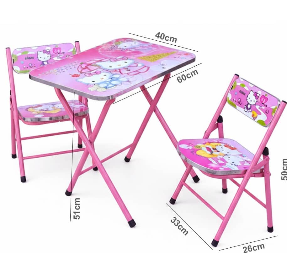 طقم طاولة وكراسي دراسية للأطفال "527-2"