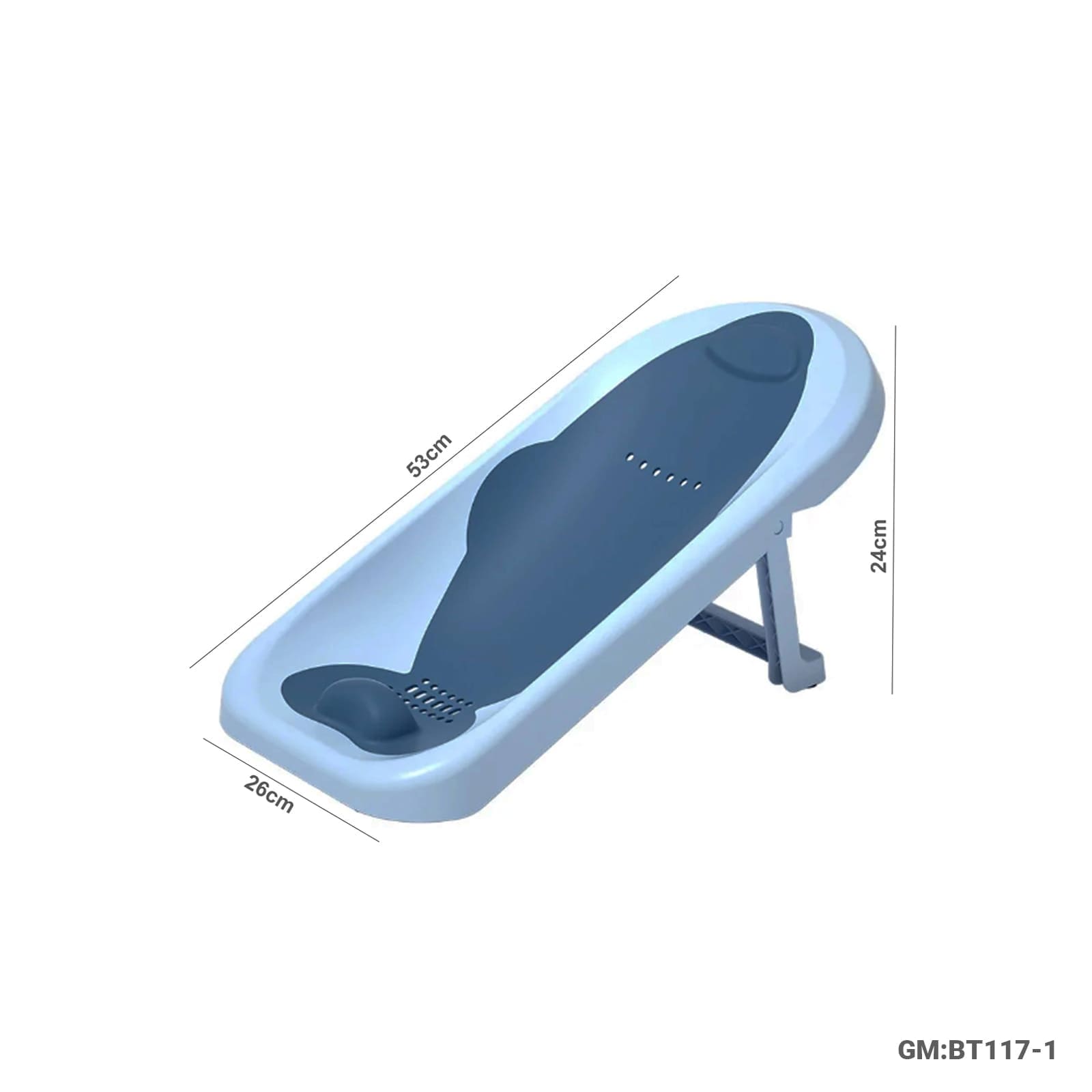 مقعد دعم حوض استحمام الطفل قابل للطي "275-1-1"