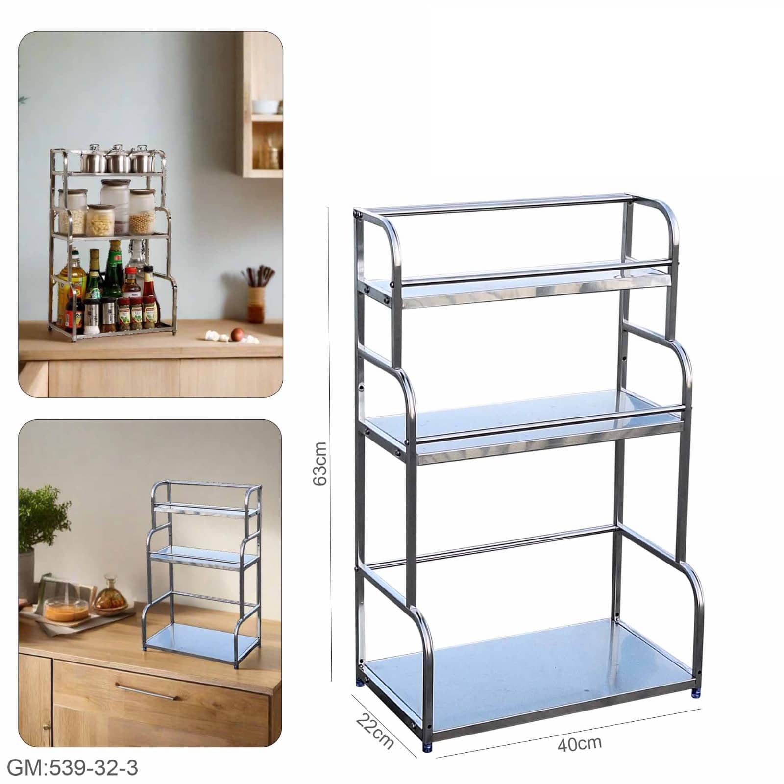 3 Layer Spice Rack "539-32-3"