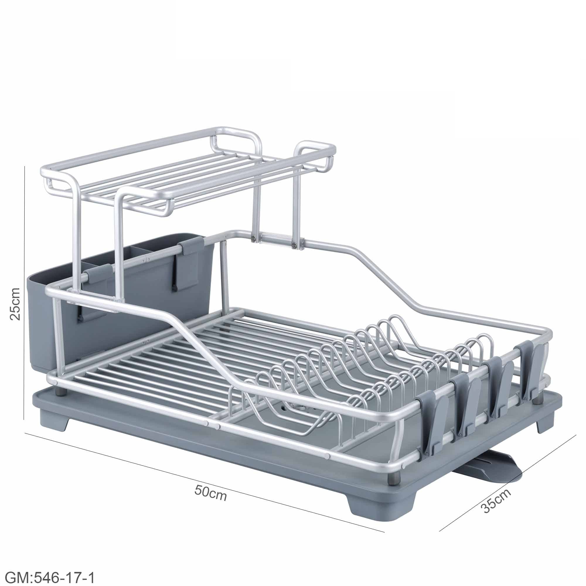 رف تجفيف الأطباق من الألمنيوم "546-17-1"