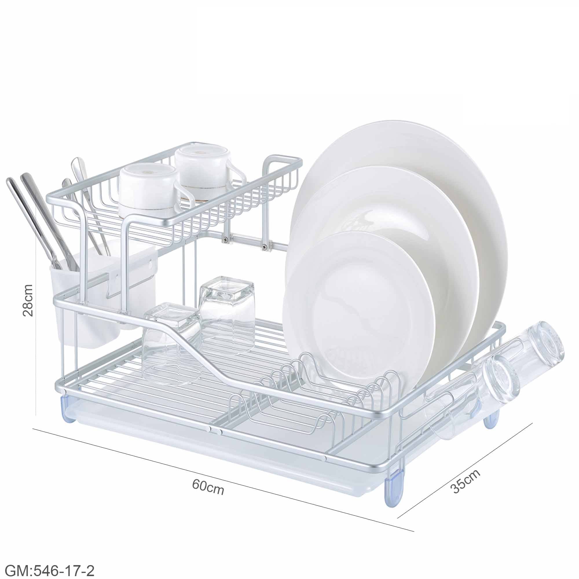 رف تجفيف الصحون من الألمنيوم "546-17-2"