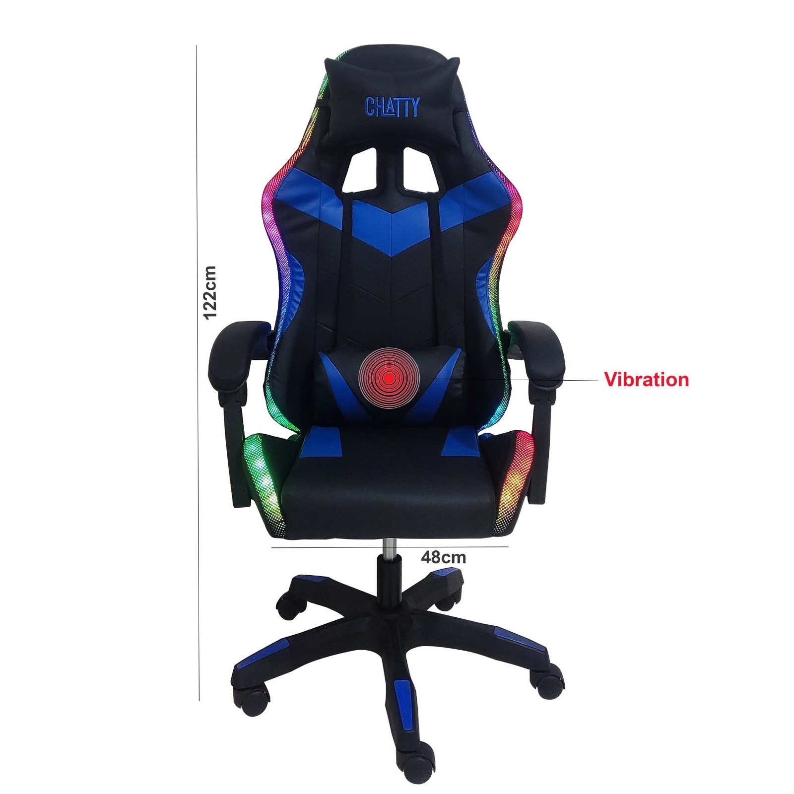 CHATTY RGB Comfortable Leather Gaming Chair "CS-LCHR01"