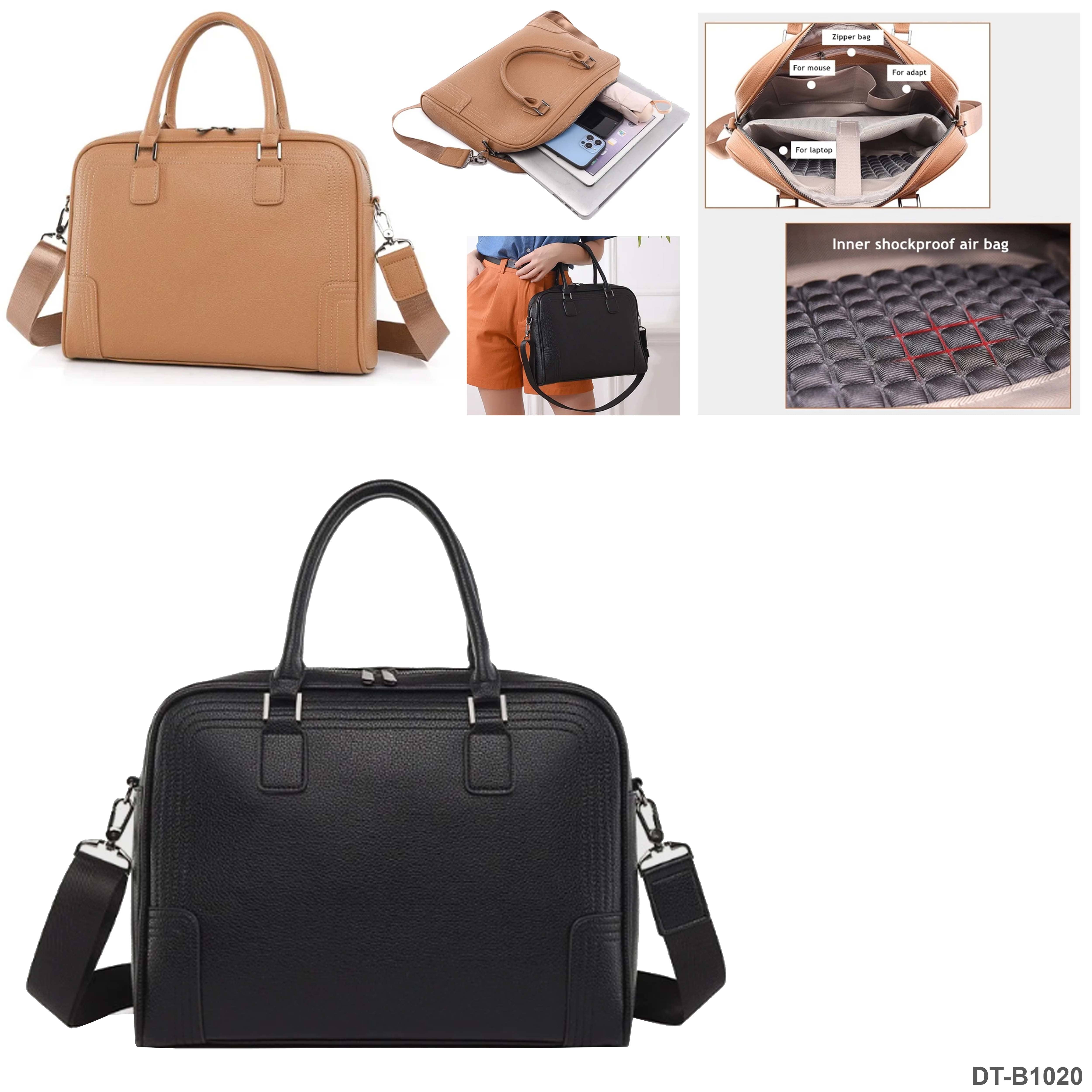 PU Leather Women's Totes Shoulder Laptop Bag "Dt-B1020"