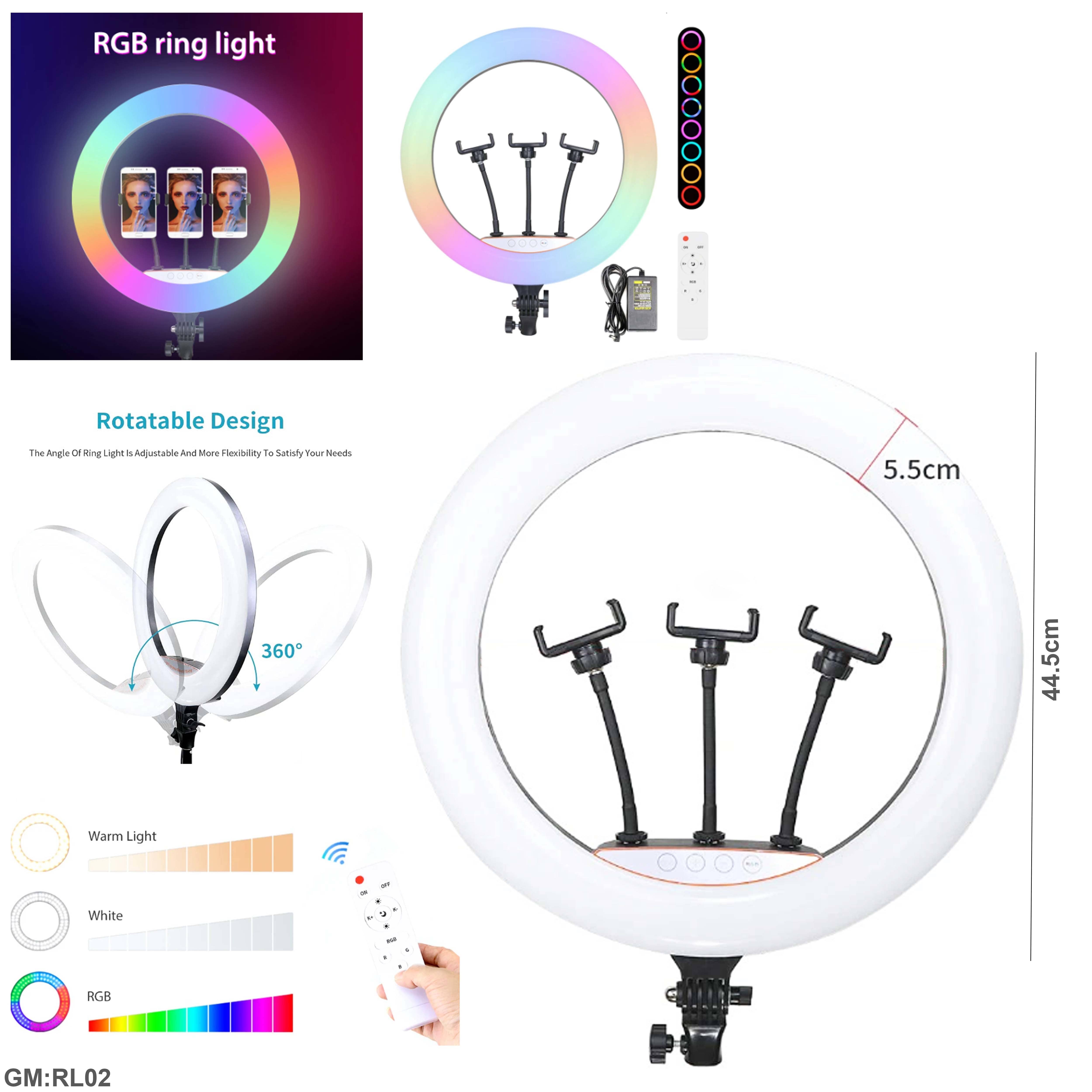 17 inch RGB LED Soft Ring Light "RL02"