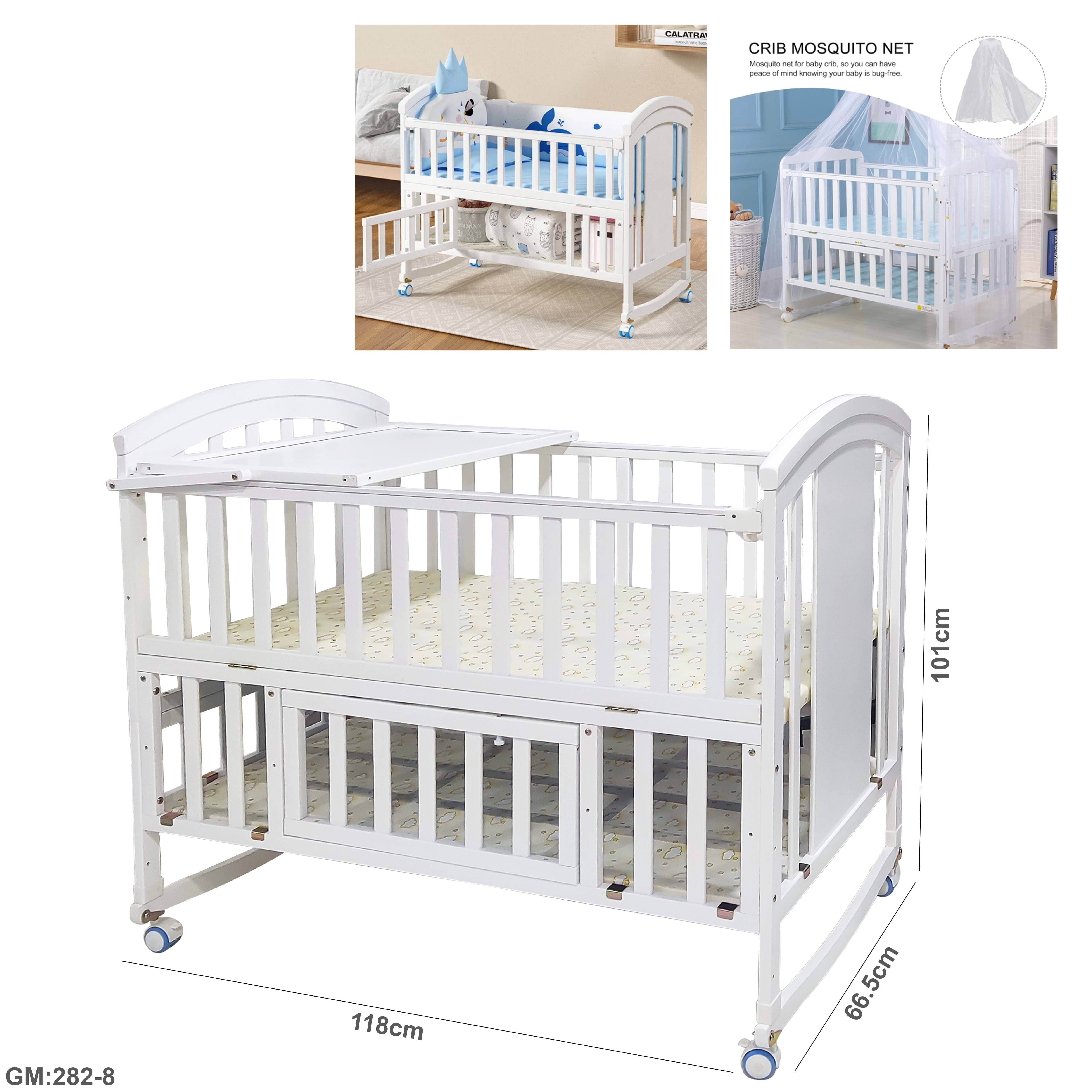 Wooden Baby Cot "bd358-2"