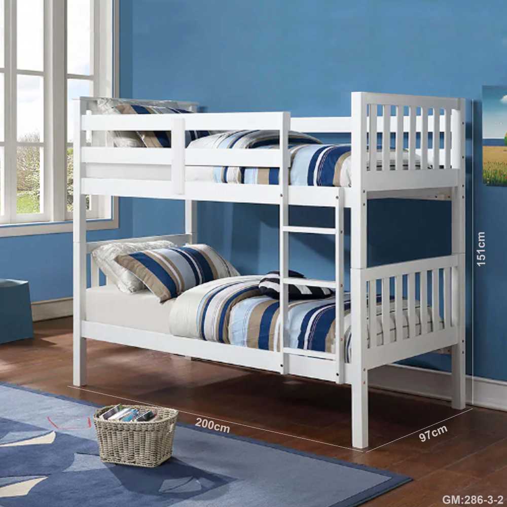 Wooden Double Bunk Bed "bd367-2"