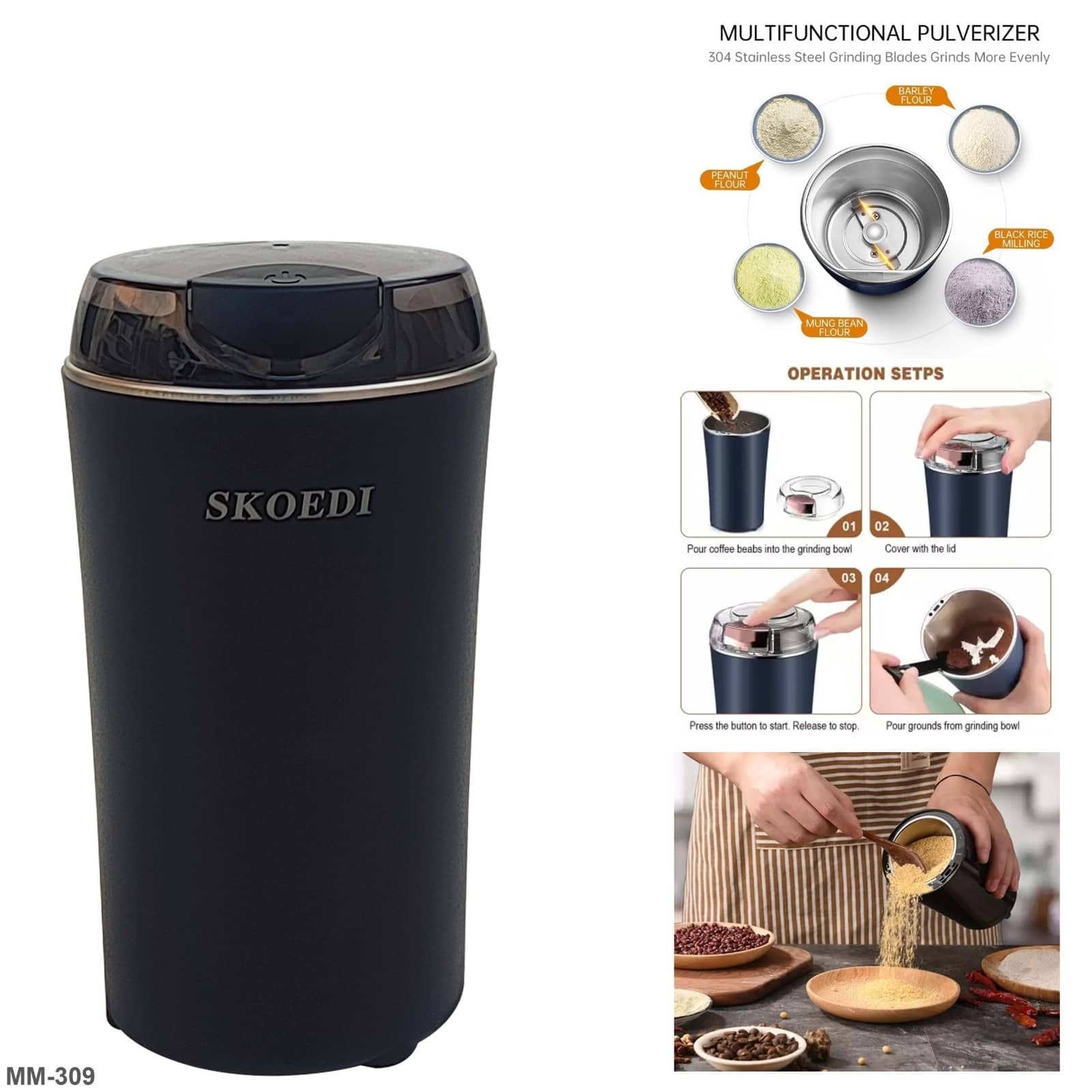 Mini Electric Coffee Grinder"MM-309"