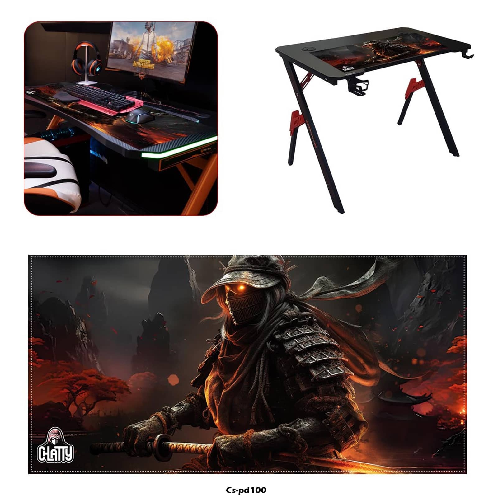 حصيرة الماوس اللاسلكية "CHATTY" "CS-PD100"