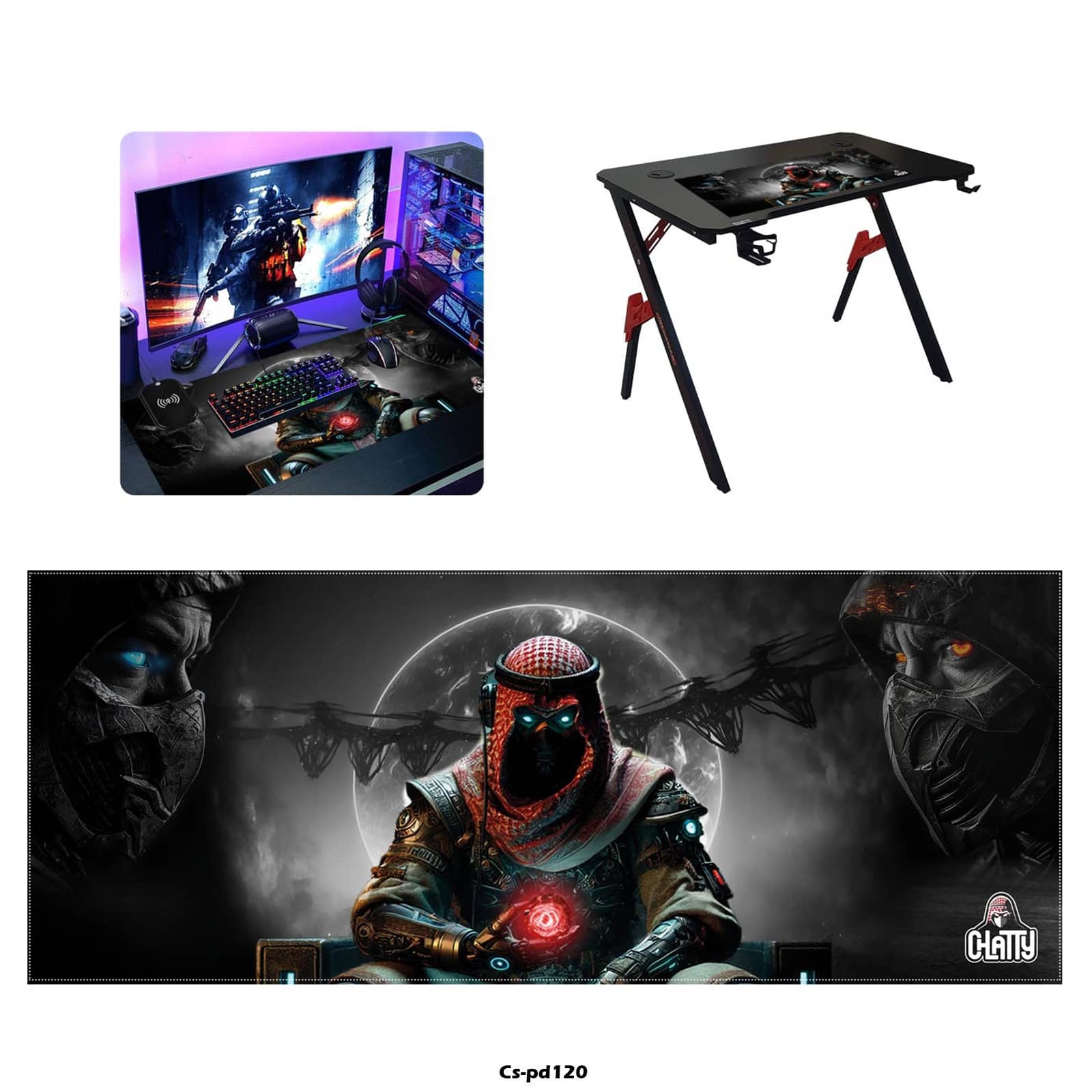 لوحة ماوس الألعاب "تشاتي" CS-PD120