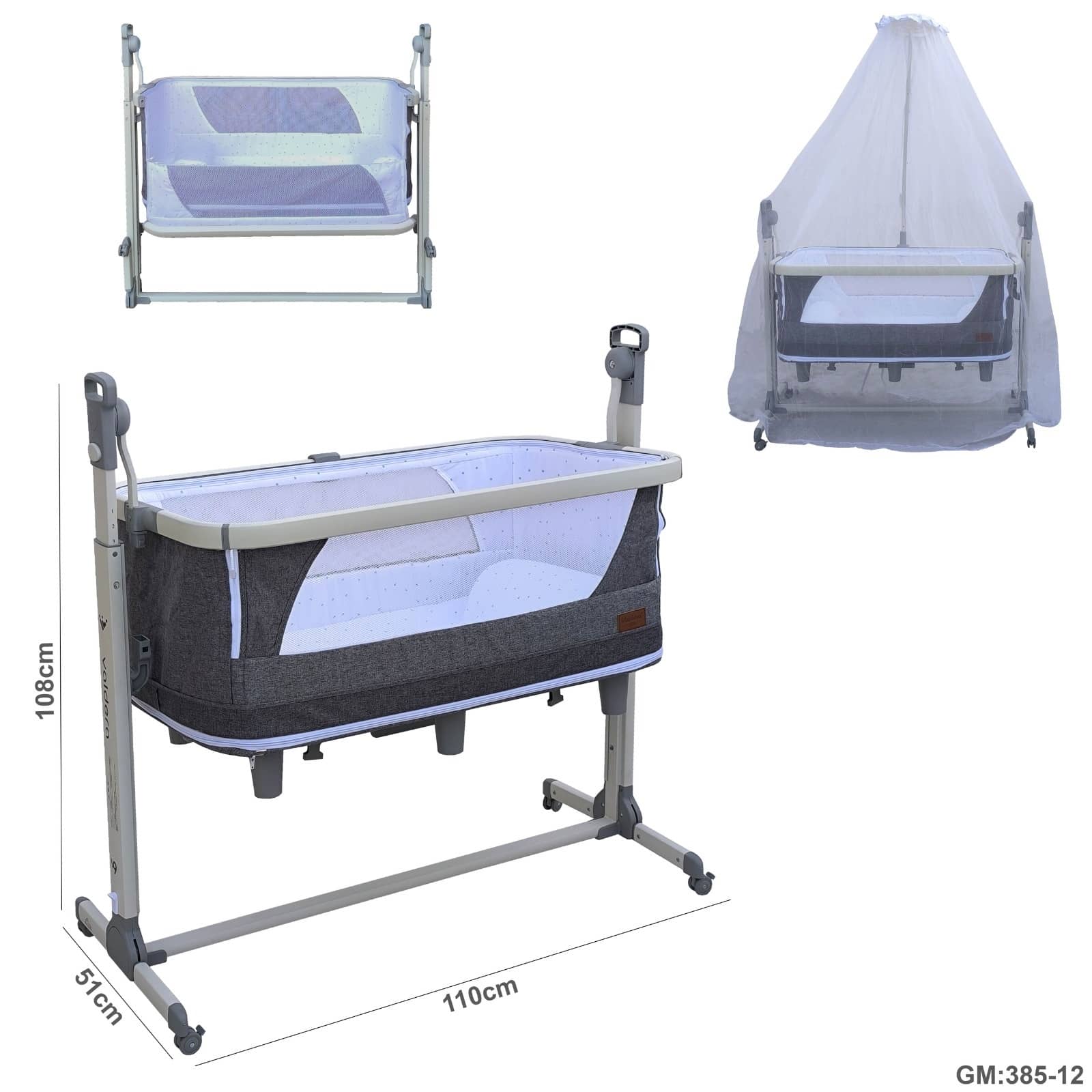 Bedside Sleeper Baby Crib"bd359-4"