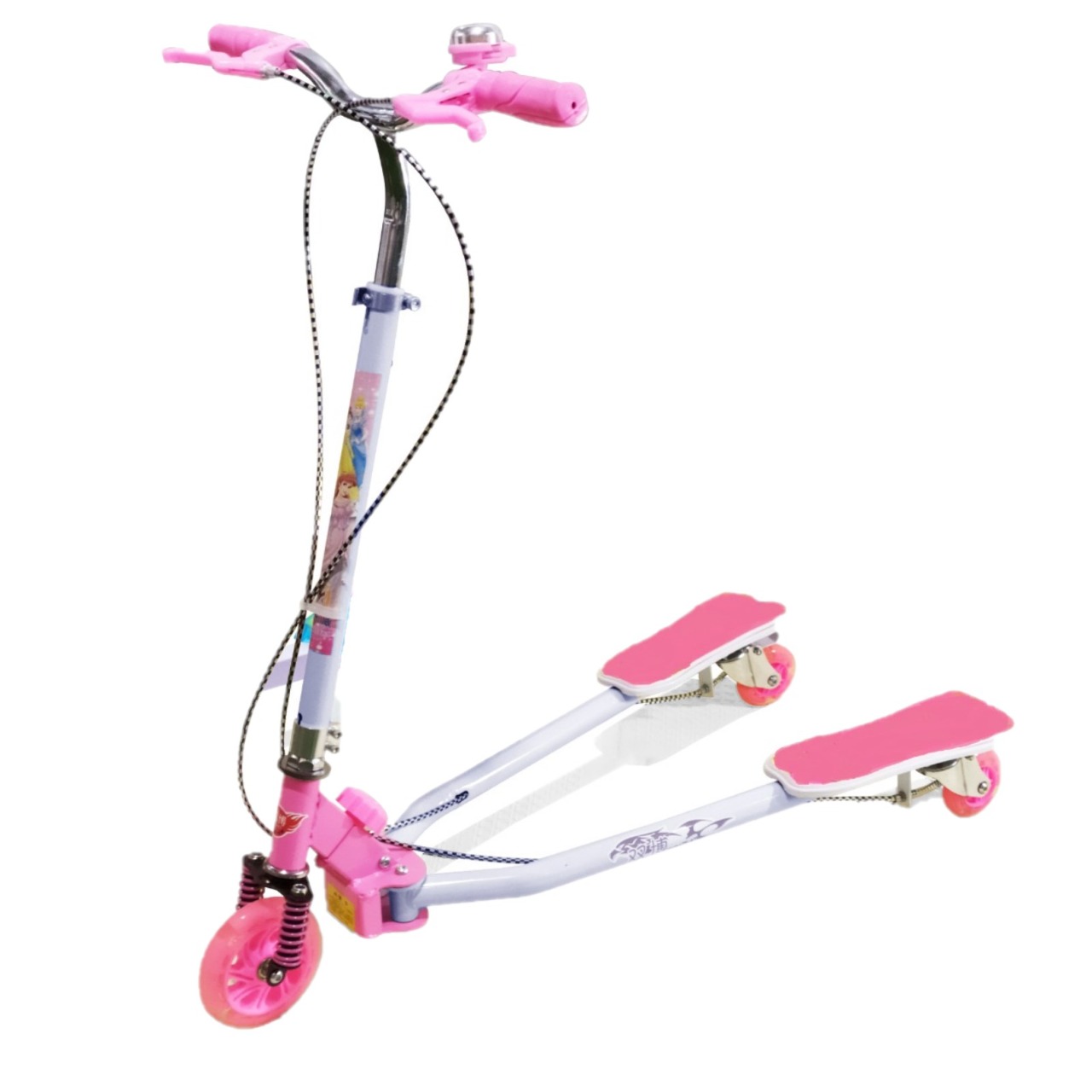 Colorful Scooter Adjustable 3 Wheels Foldable "304-2"