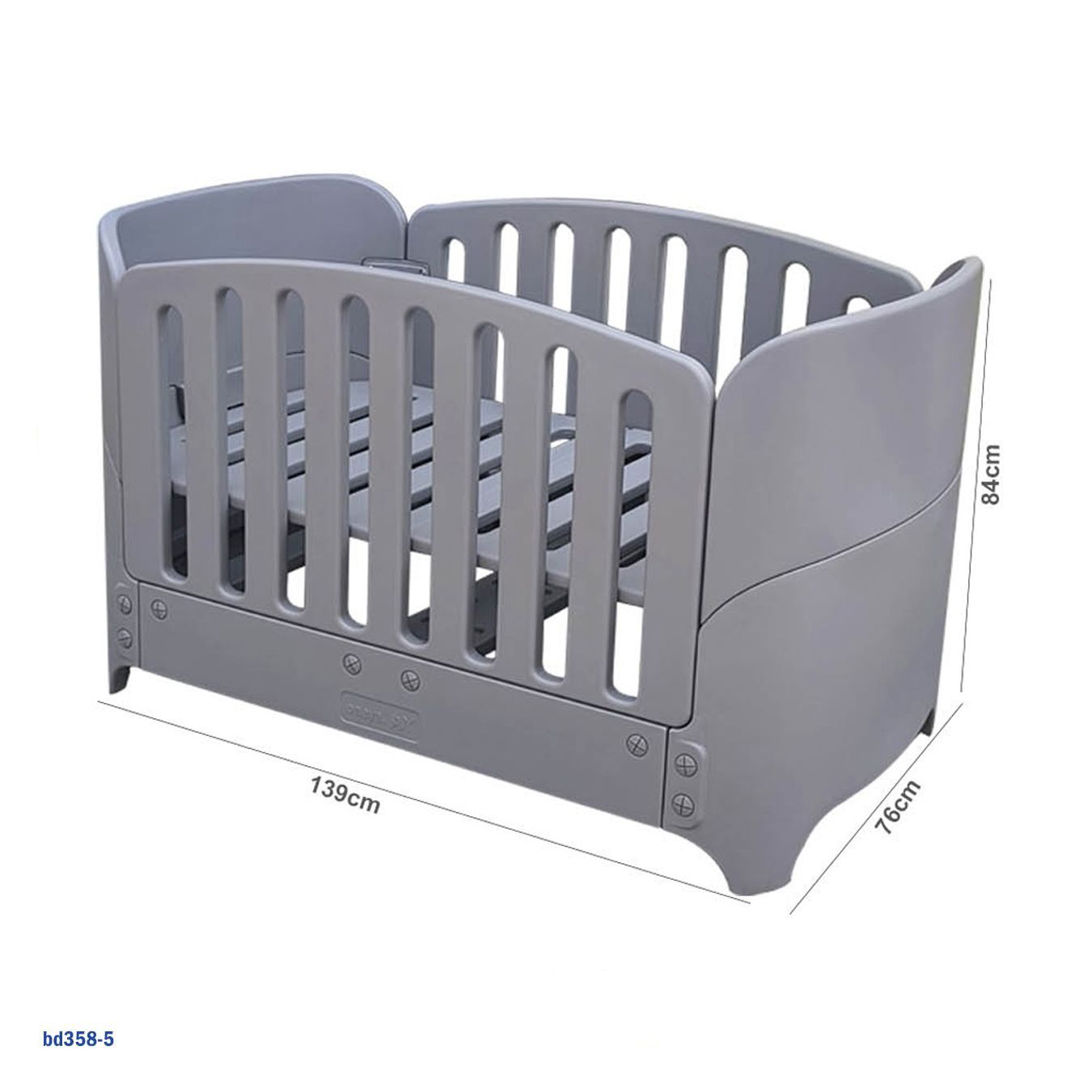 سرير طفل بلاستيكي حديث 2 في 1 "268"