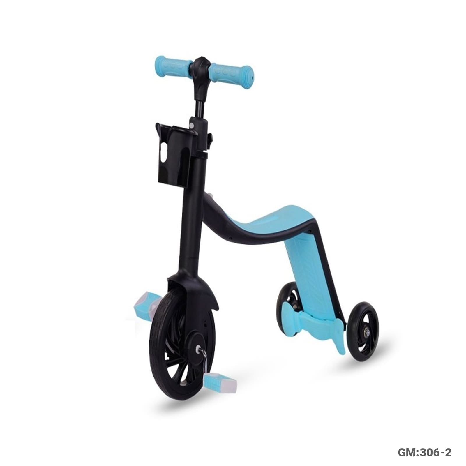 3 in 1 kids tricycle with adjustable height "306-2"