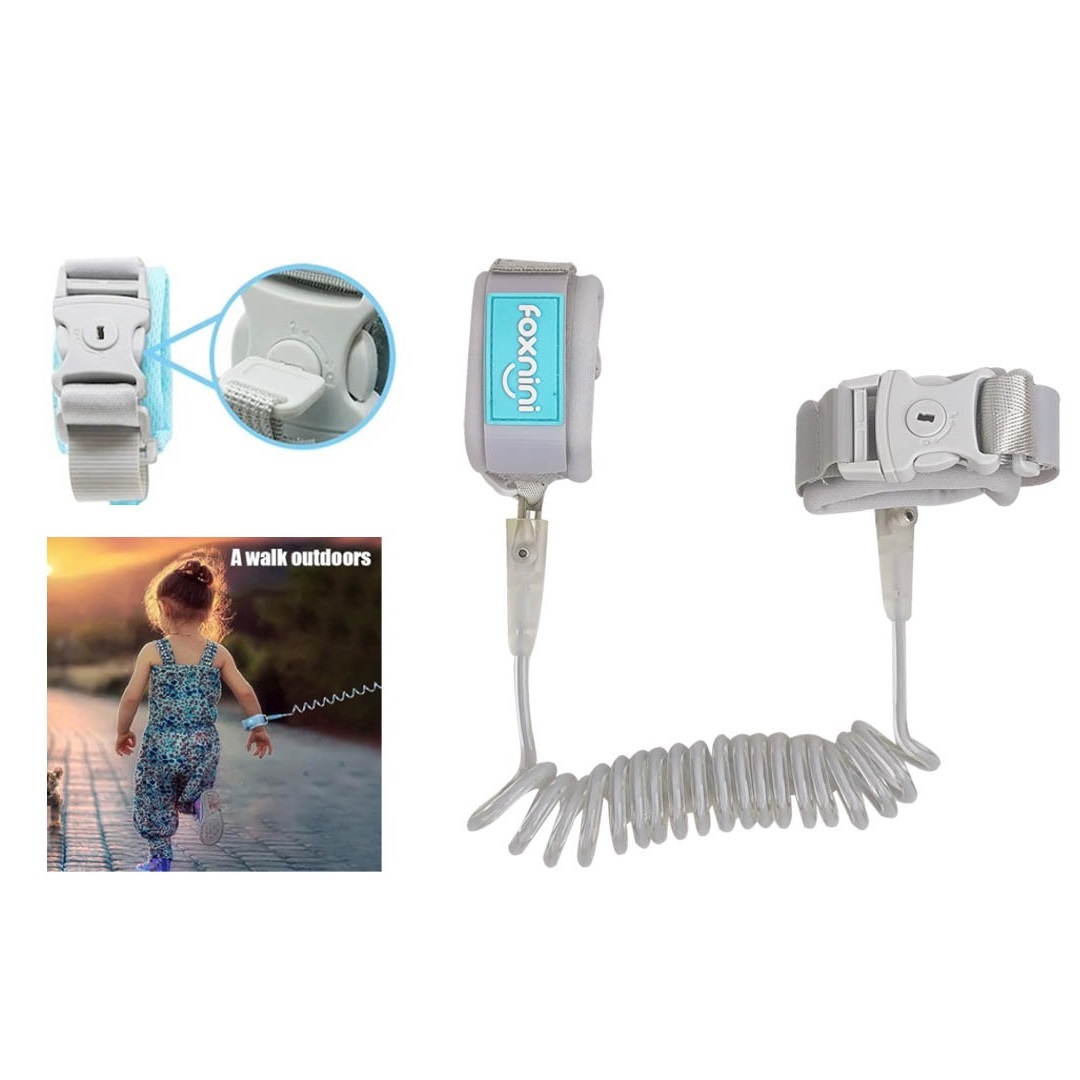 Anti-Lost Wrist Link with Key Lock – Child Safety Wrist Strap 2.0M (BG-097-7)