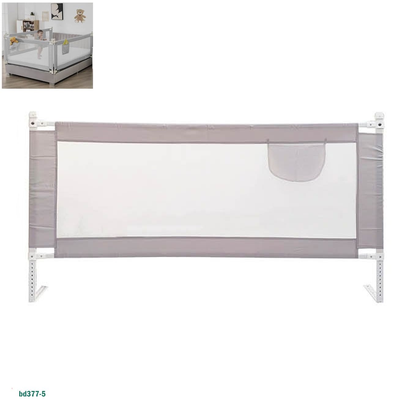 Baby Safety Bed Rail Guard"bd377-5"