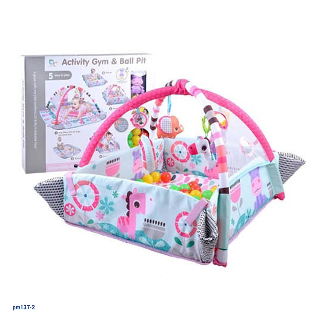 صالة تنشيط الطفل وحفلة الكرات - سجادة لعب متعددة الوظائف - "pm137-2"