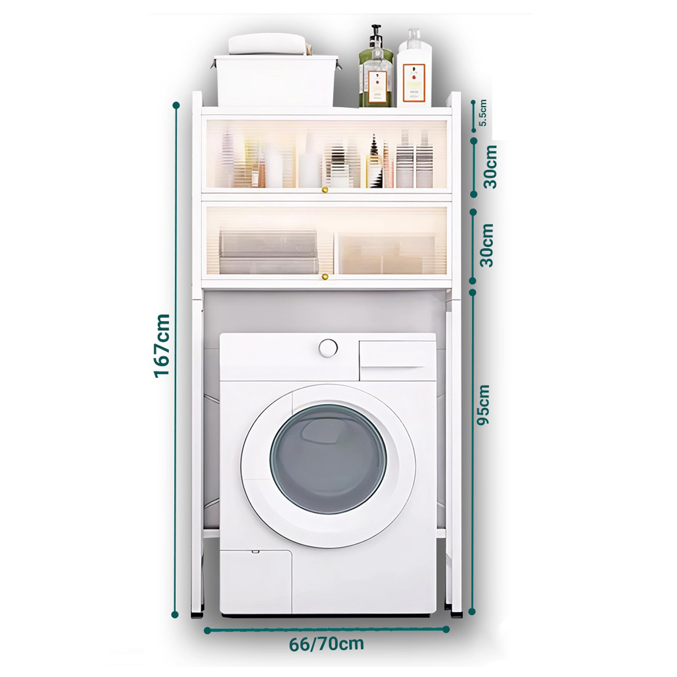 Washing machine unit 3 consisting shelves "539-79"